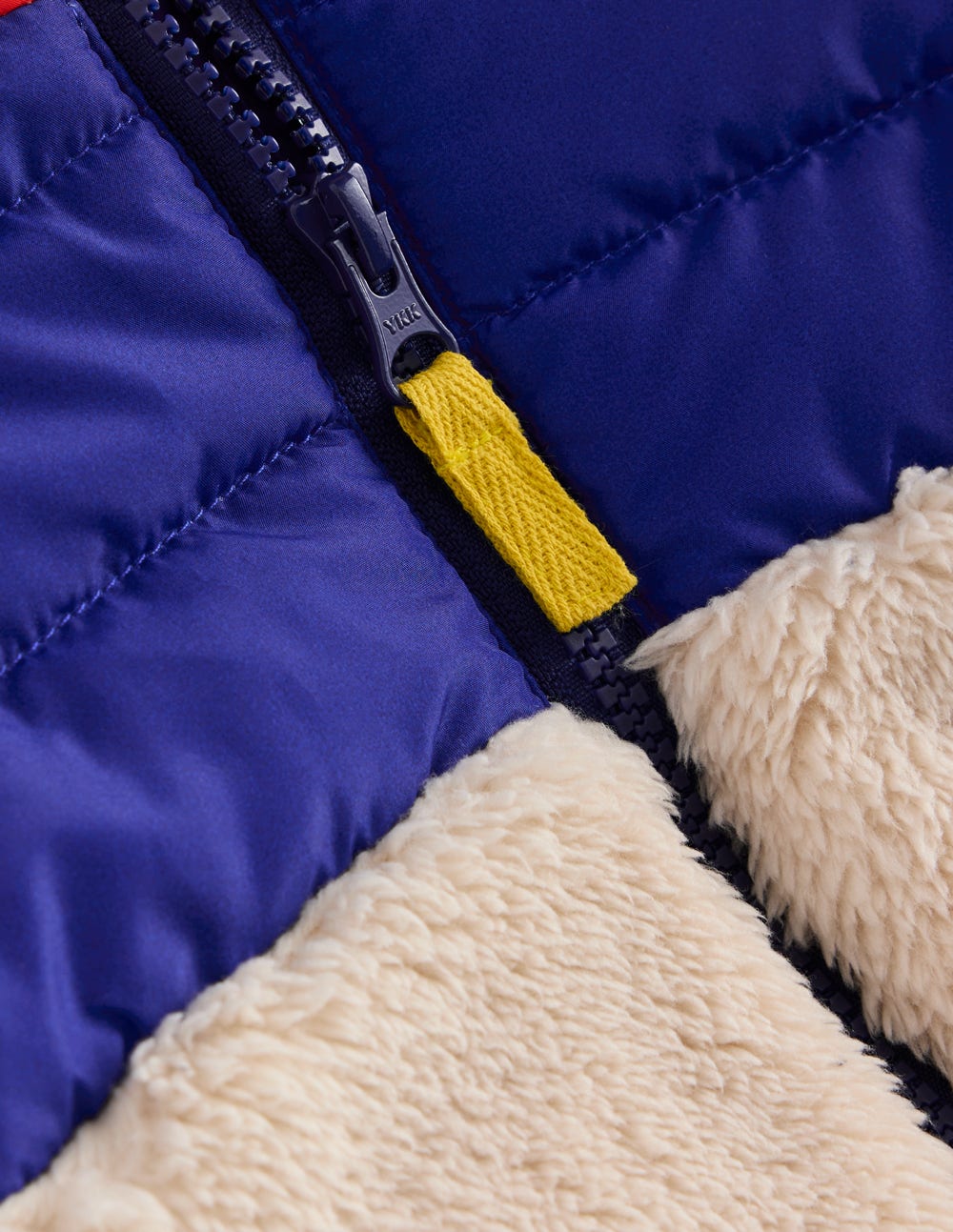 Mixed Borg Jacket-Multi Colour Block - Image 4