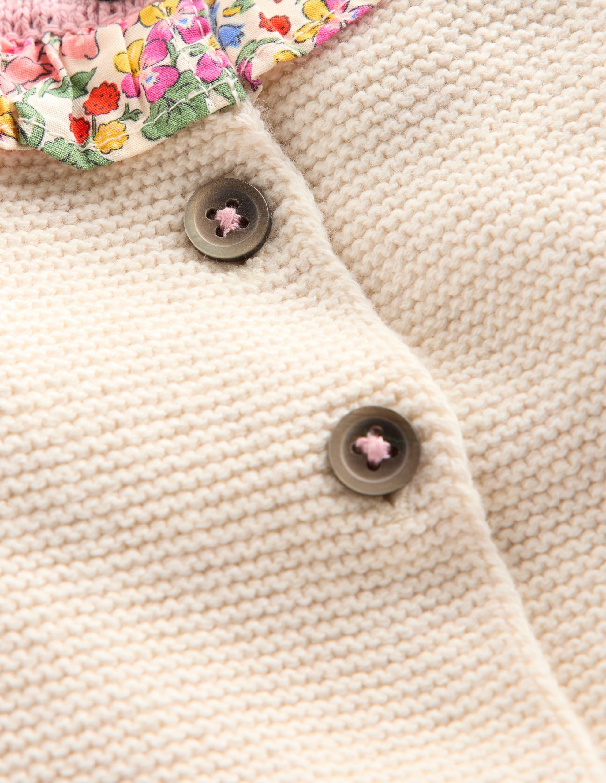 Pretty Knitted Play Set-Ecru Marl Hearts - Image 4