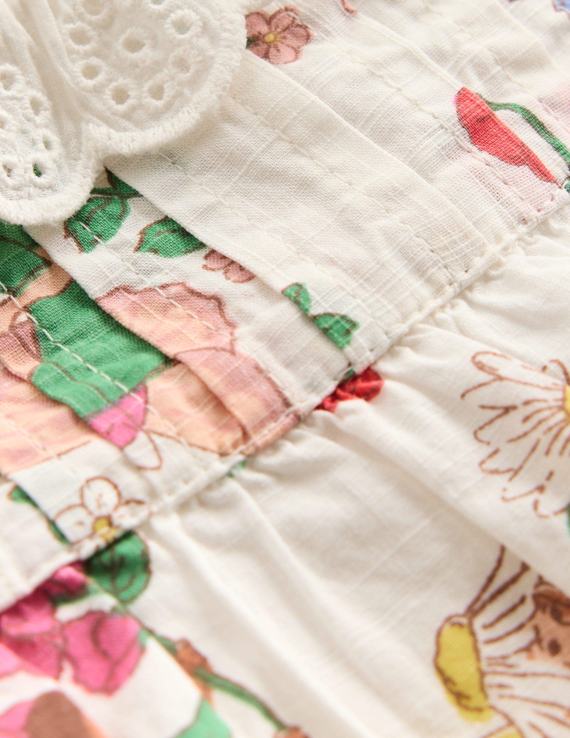 Broderie Ruffle Dress-Coconut Milk Fairies - Image 9