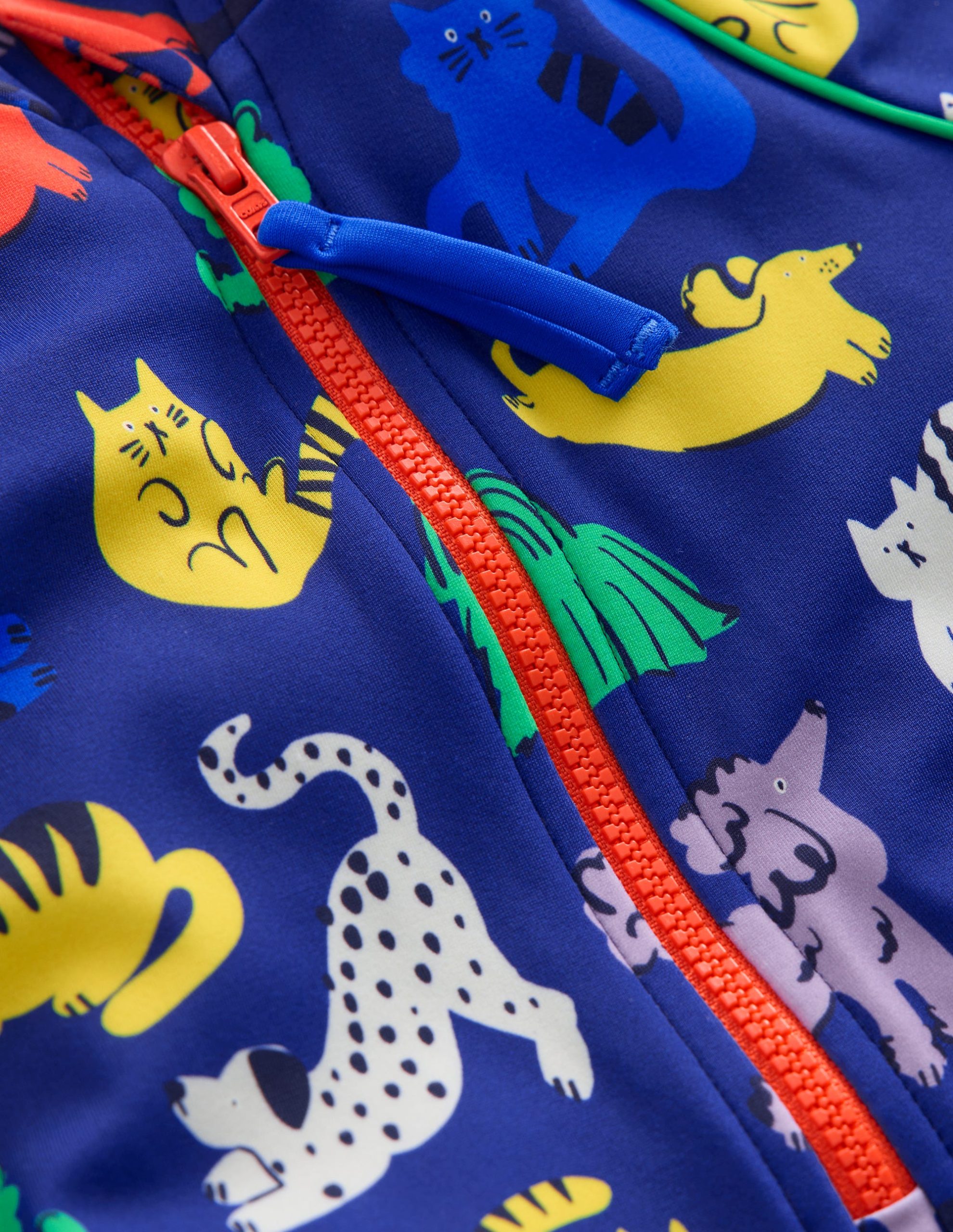 Fun Sun Safe Surfsuit-Sapphire Blue Rainbow Pets - Image 3