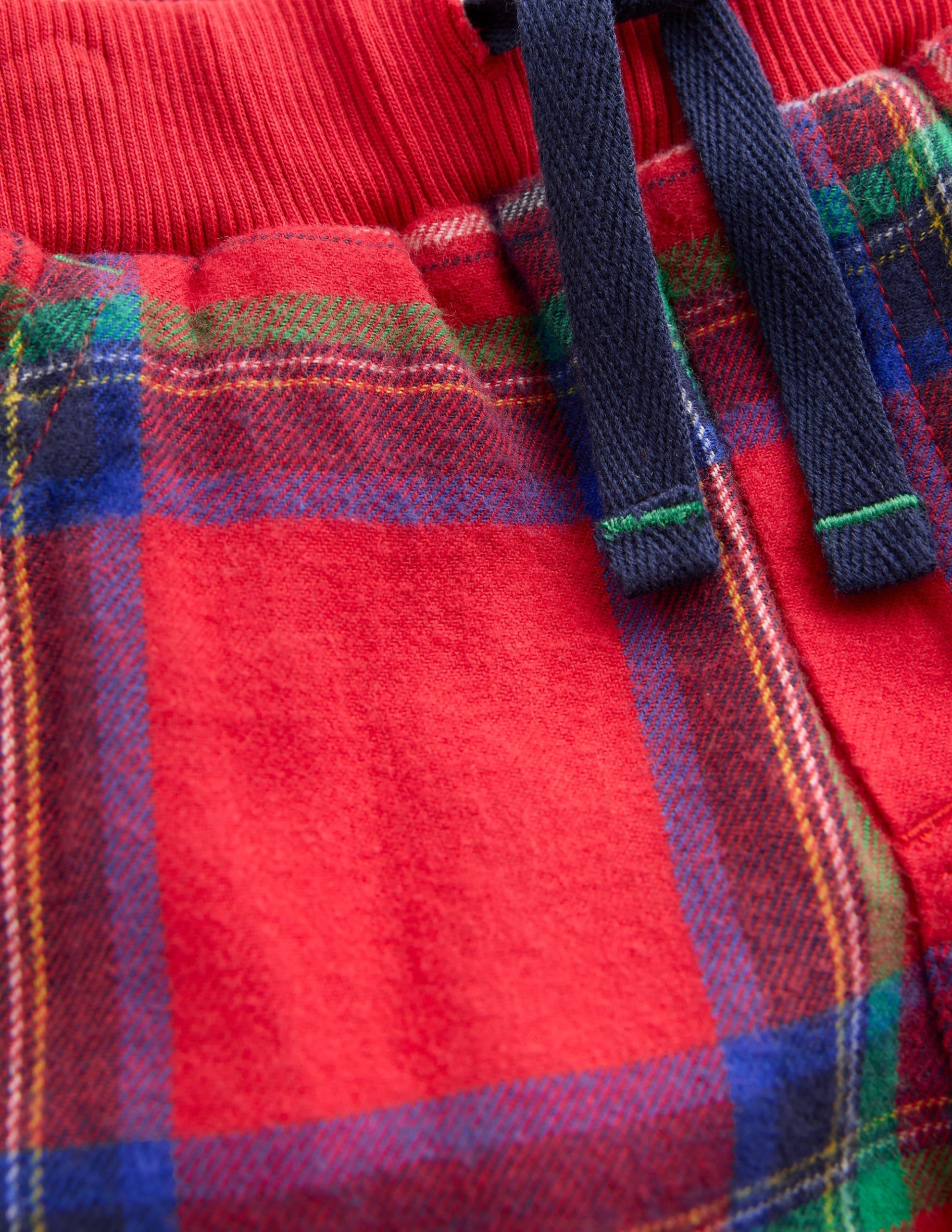 Cosy Lined Pants-Red Check - Image 4