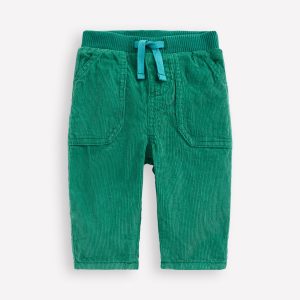Cosy Lined Pants-Jewel Green