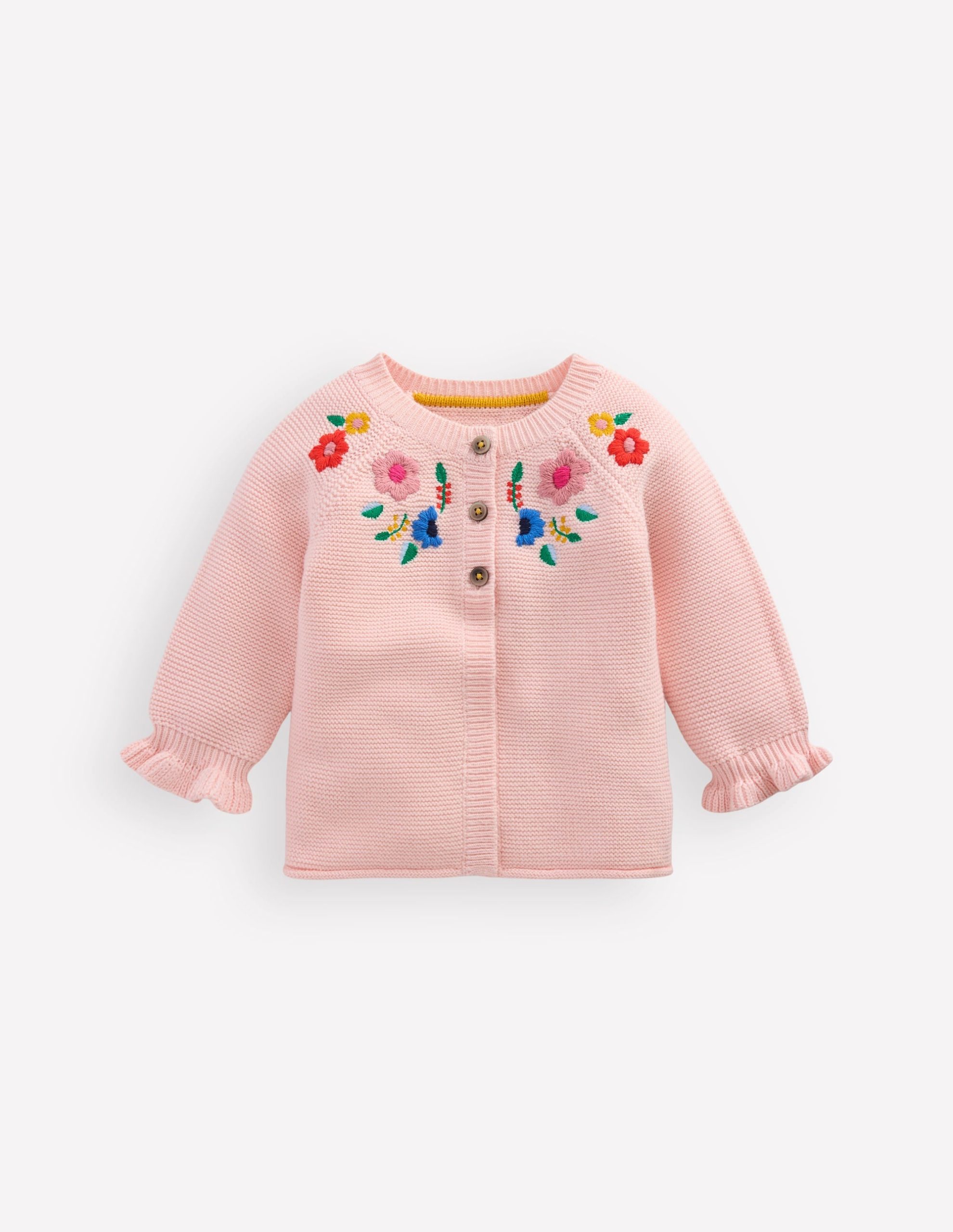 Pretty Embroidered Cardigan-Lotus