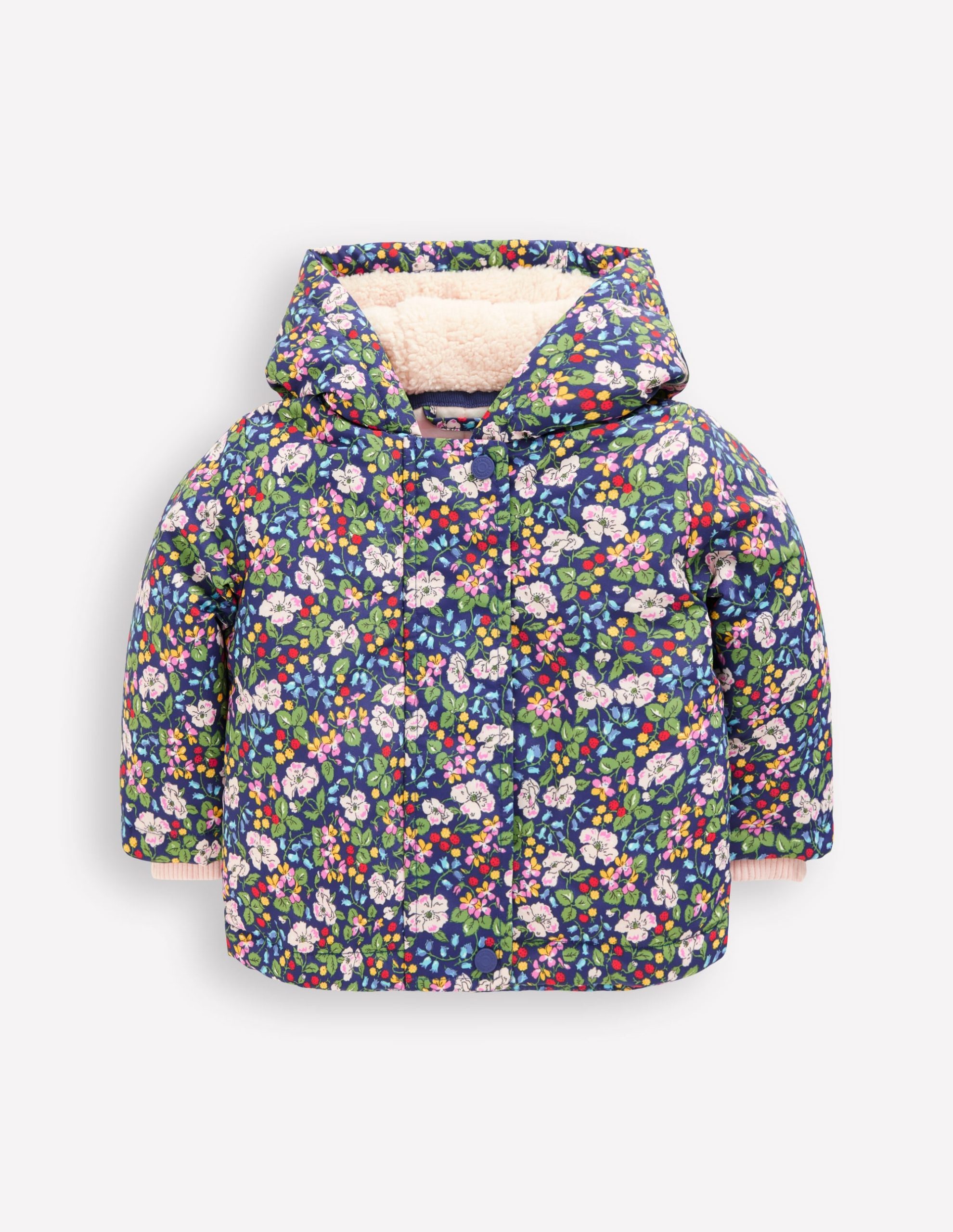 Girls 3 in 1 Coat-Twilight Berry Floral