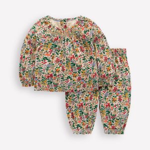 Woven Co-ord Play set-Multi Floral Meadow