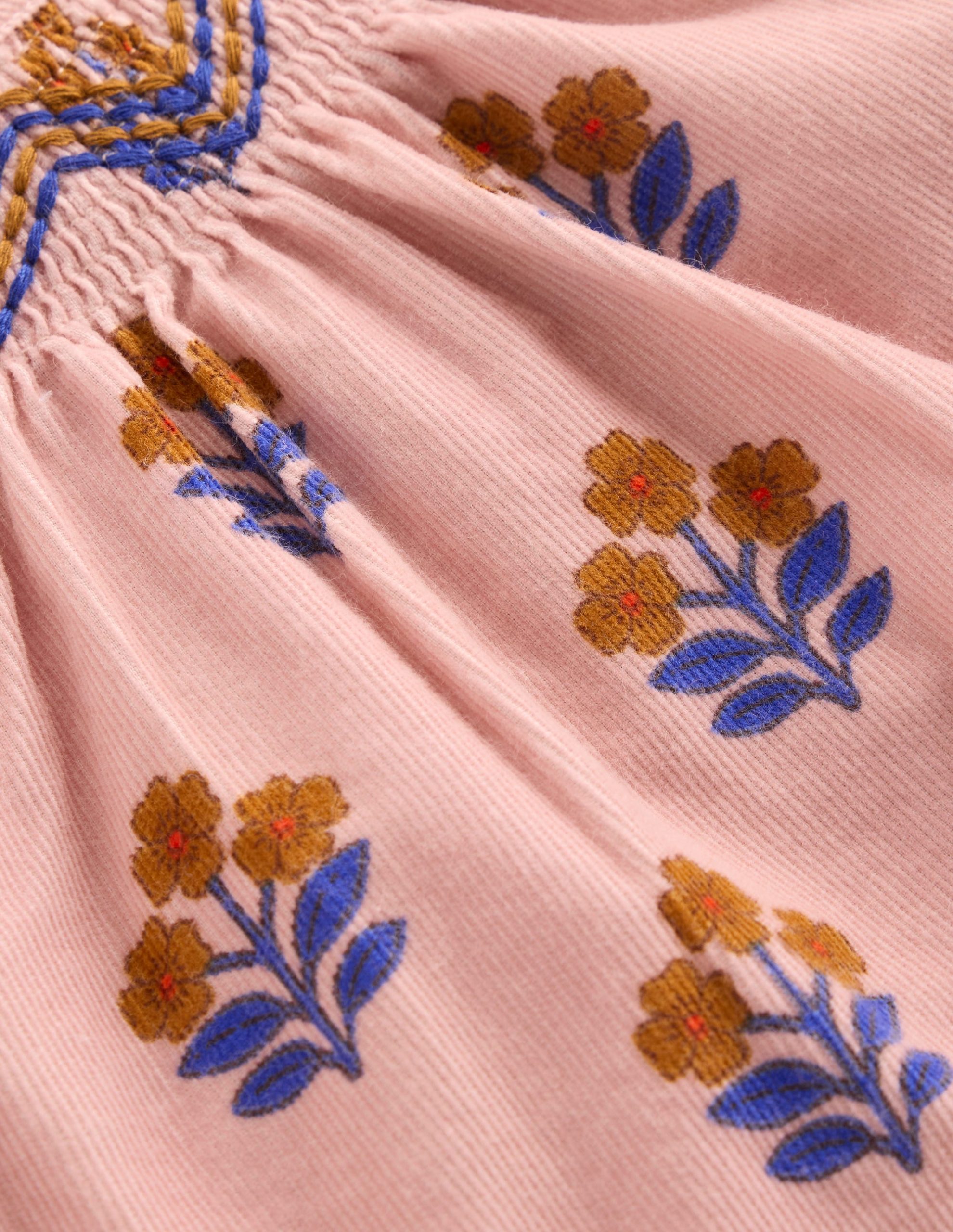 Woven Co-ord Play set-Pink Vintage Woodblock - Image 3