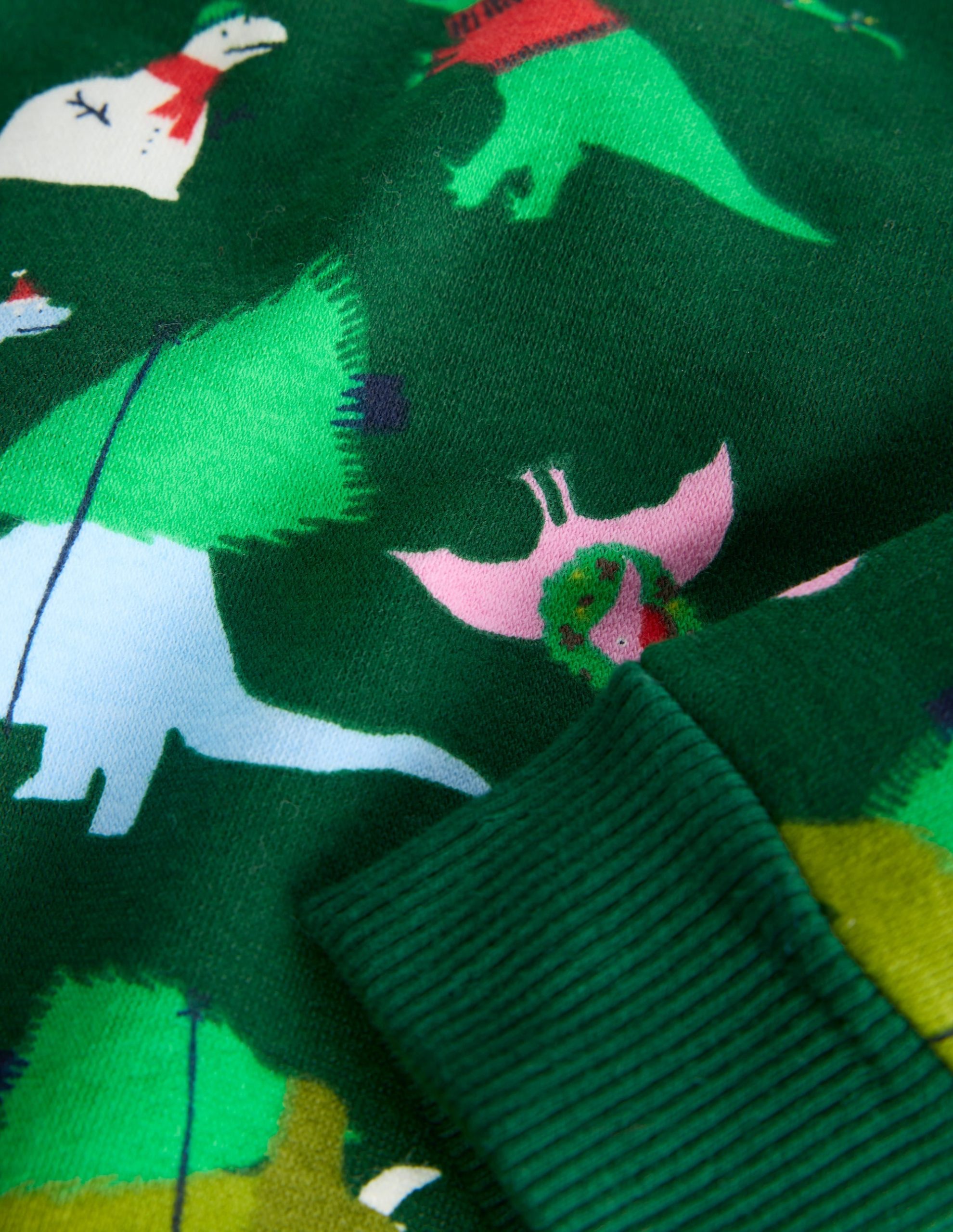 Boys Sweatshirt-Green Dinos - Image 3