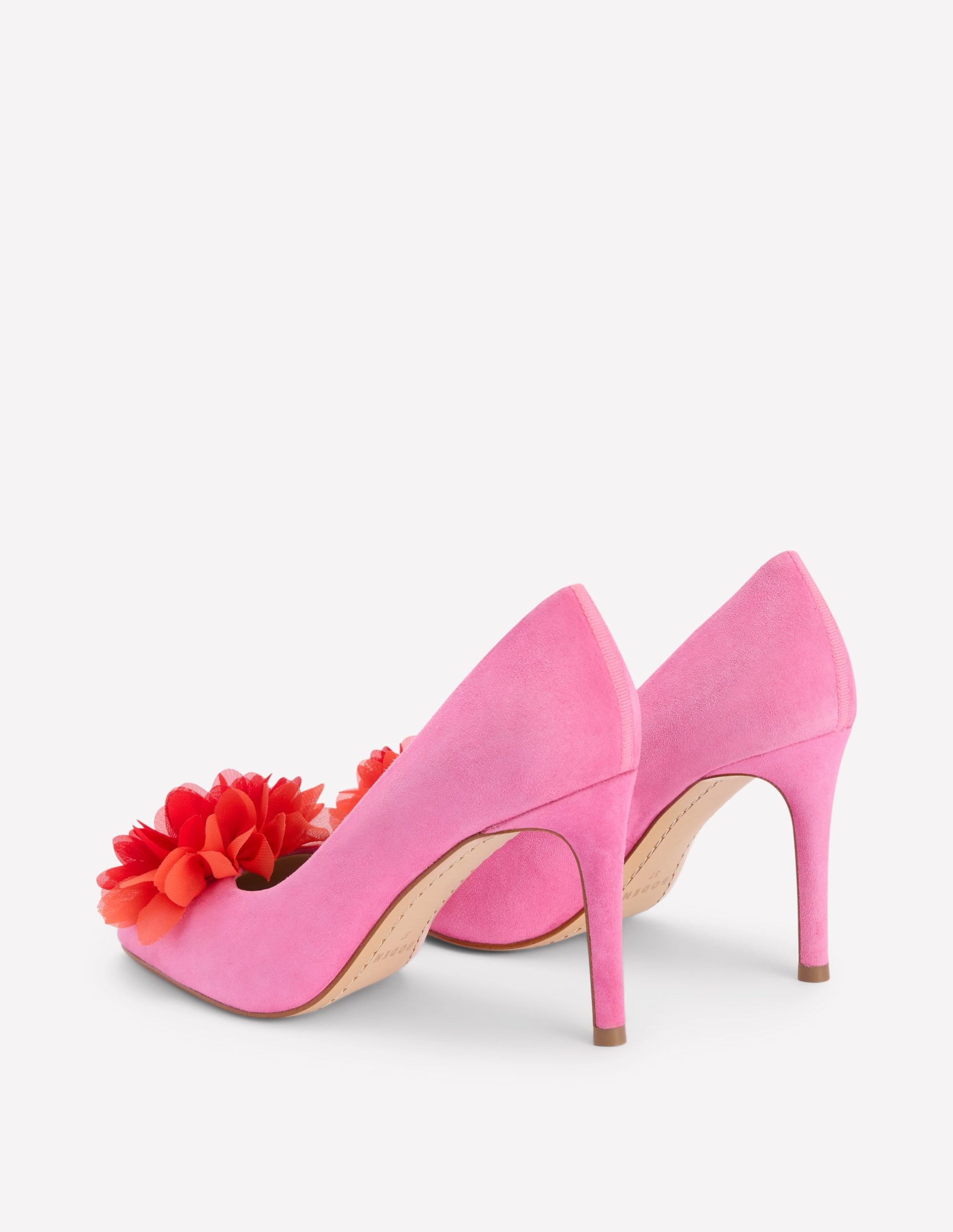 Flower Point Heels-Hot Pink - Image 5