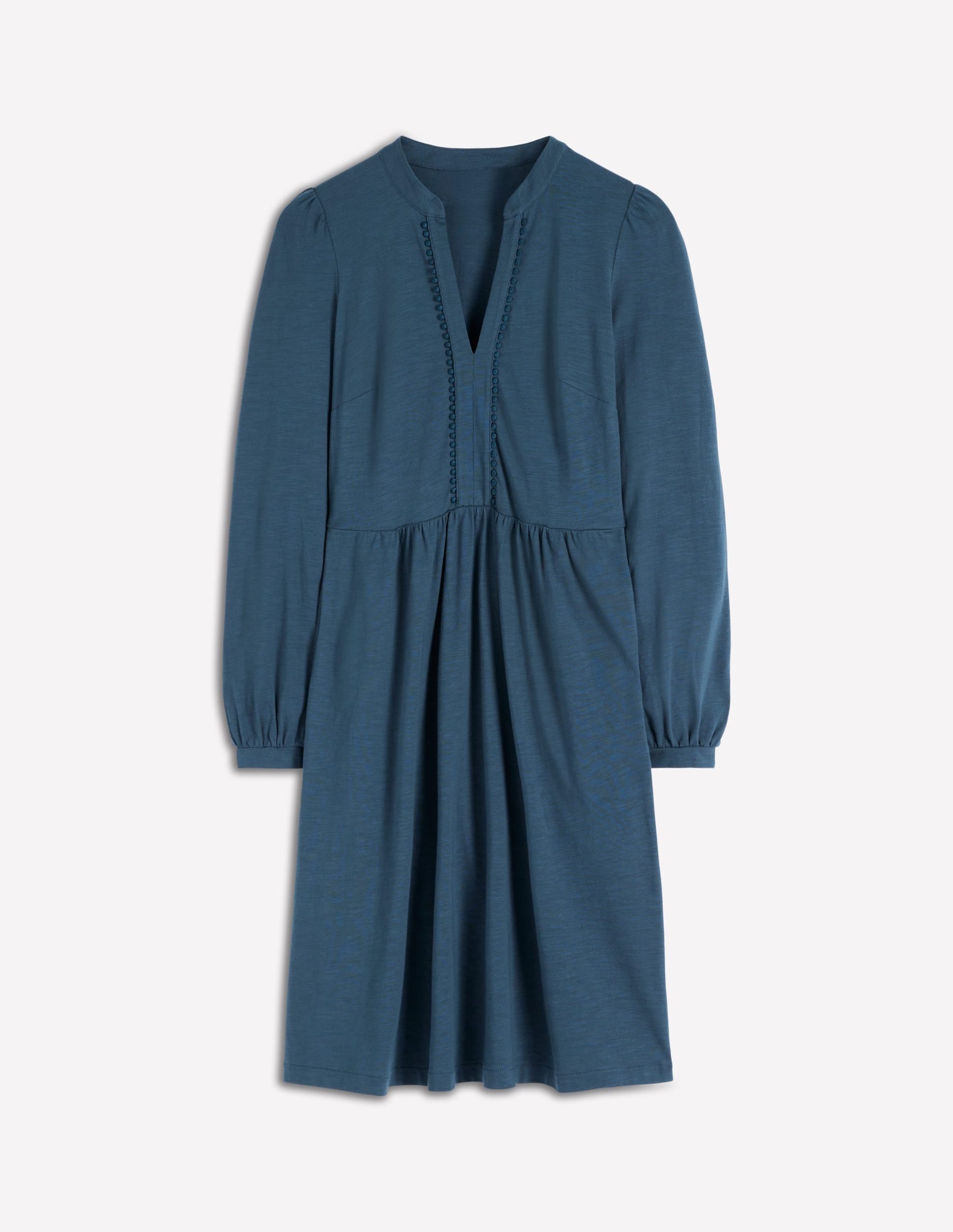 Naomi Relaxed Jersey Dress-Midnight Ocean - Image 5