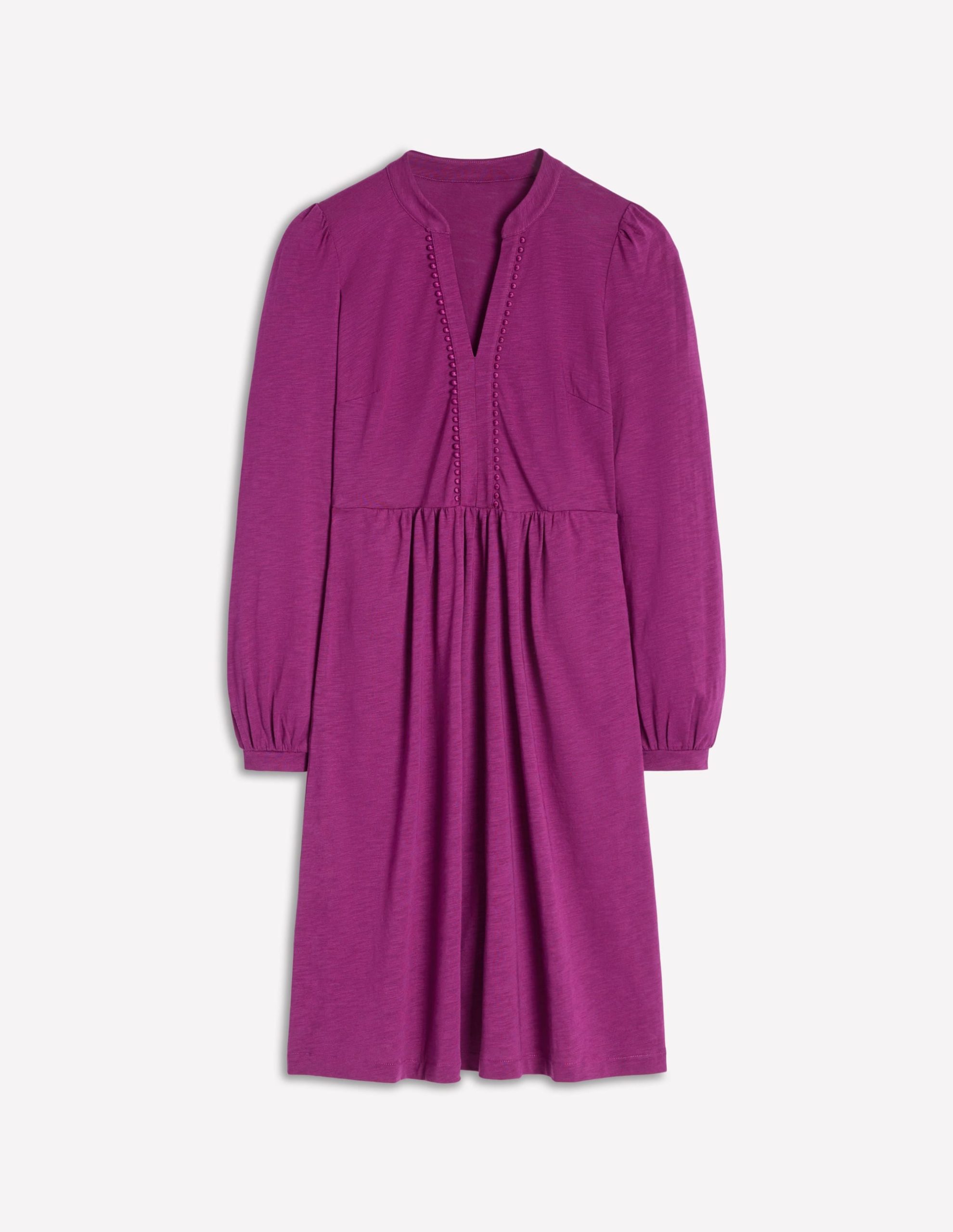 Naomi Relaxed Jersey Dress-Plum Jam - Image 5
