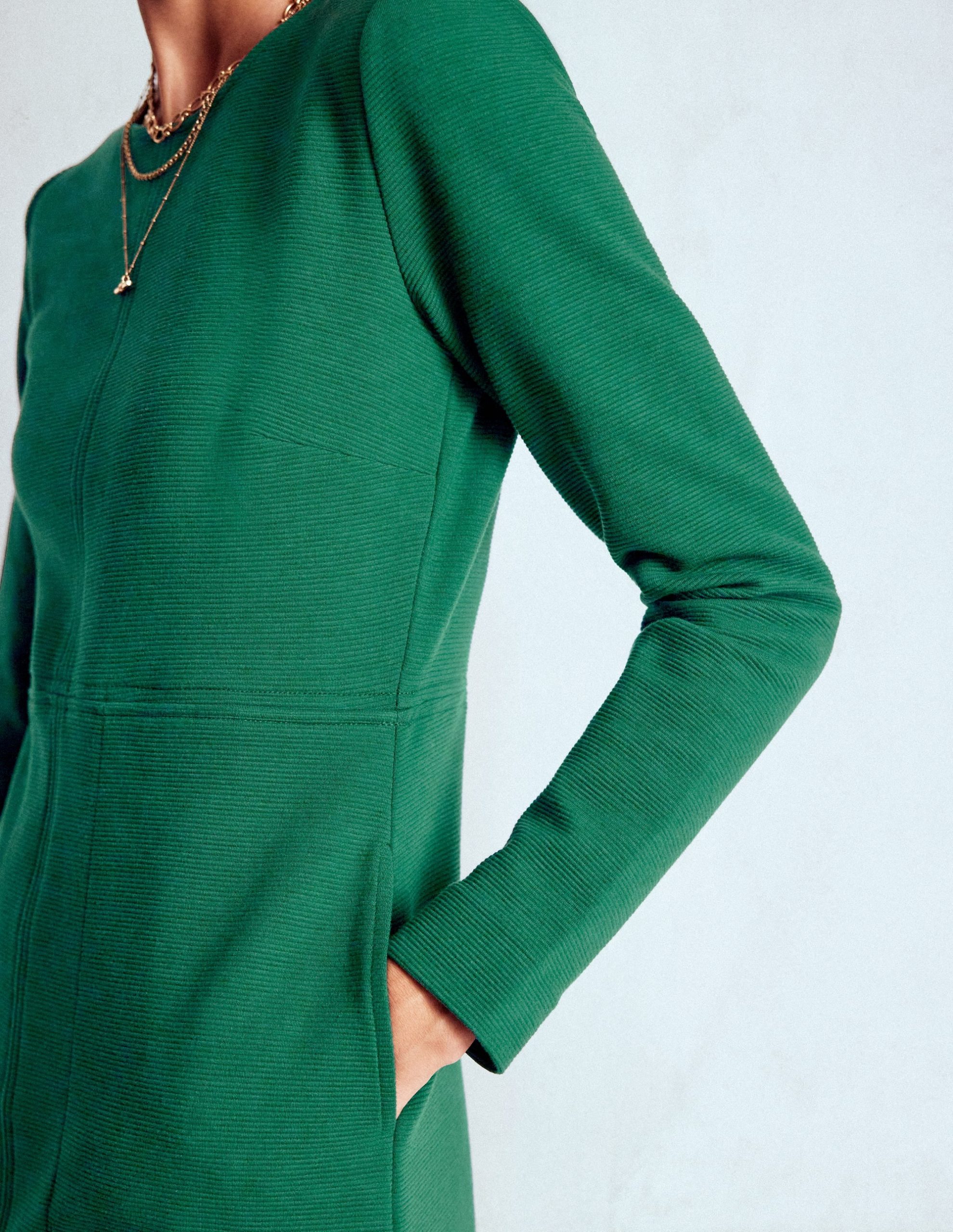 Cornelia Ottoman Dress-Emerald Night - Image 5
