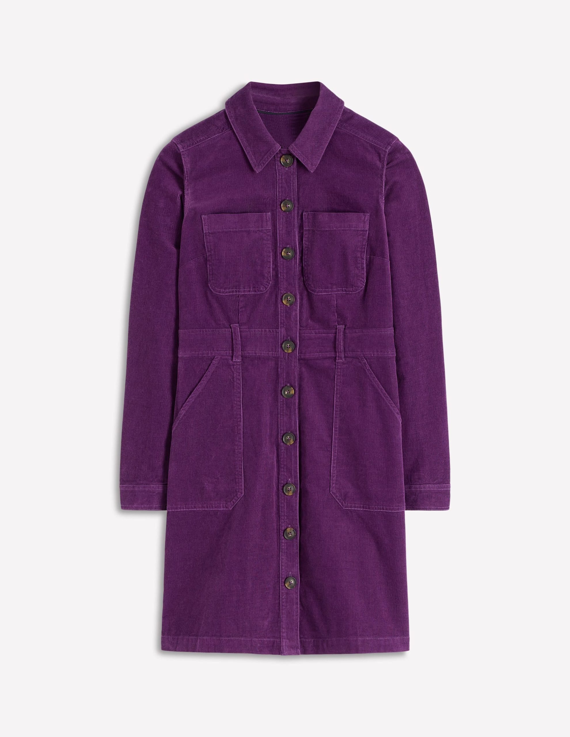 Amanda Cord Short Dress-Viola Purple - Image 5