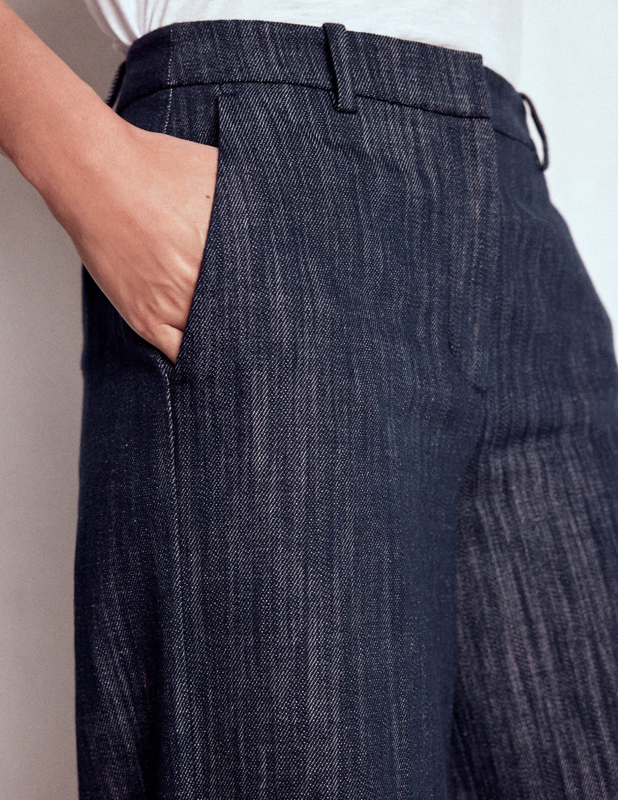 Belgravia Twill Pants-Navy Indigo - Image 2