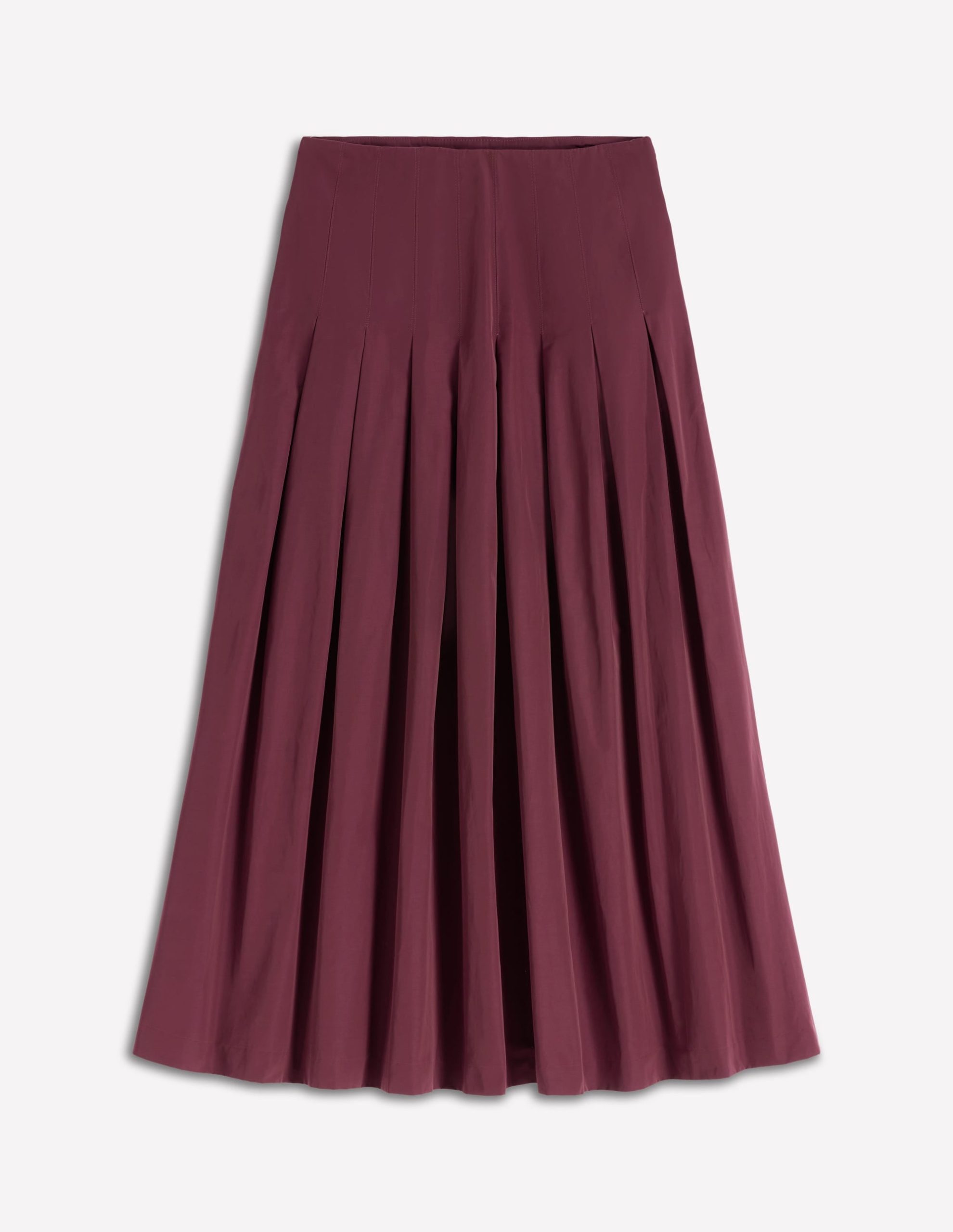 Valentina Taffeta Midi Skirt-Deep Wisteria - Image 5