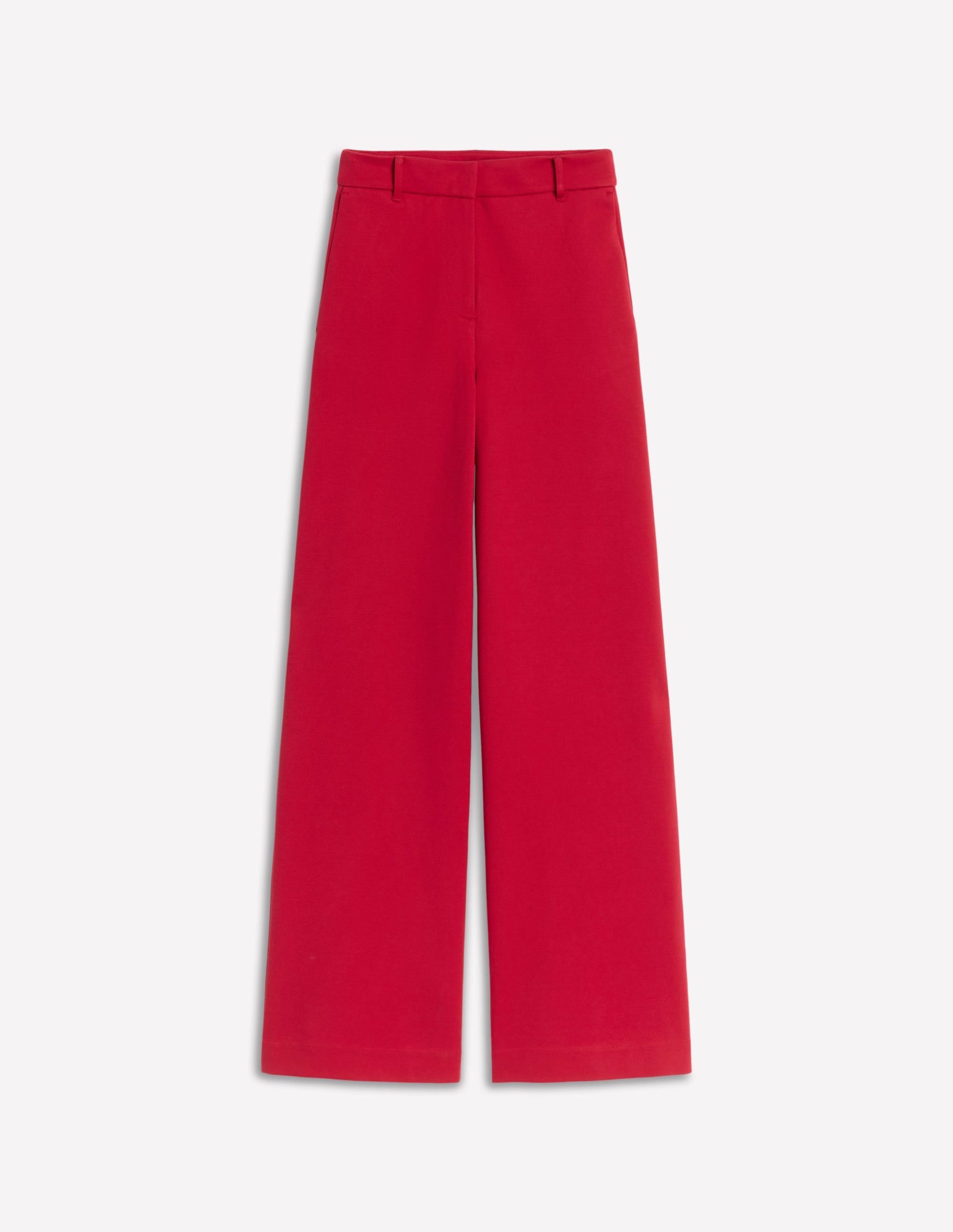 Belgravia Ponte Pants-Carmine Red - Image 6