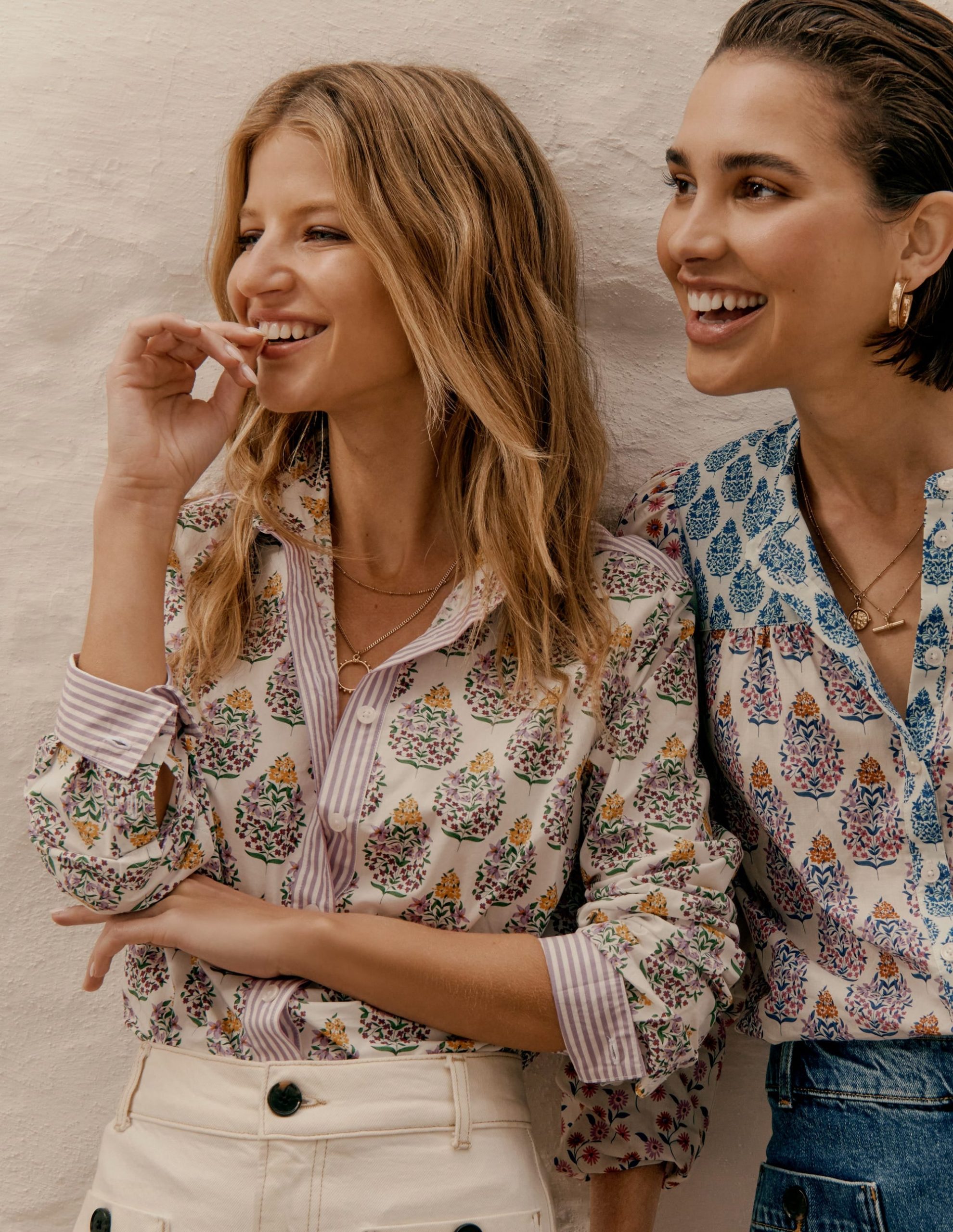 Sienna Cotton Shirt-Multi. Wildflower Bouquet - Image 2