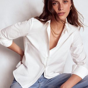 Sienna Cotton Shirt-White