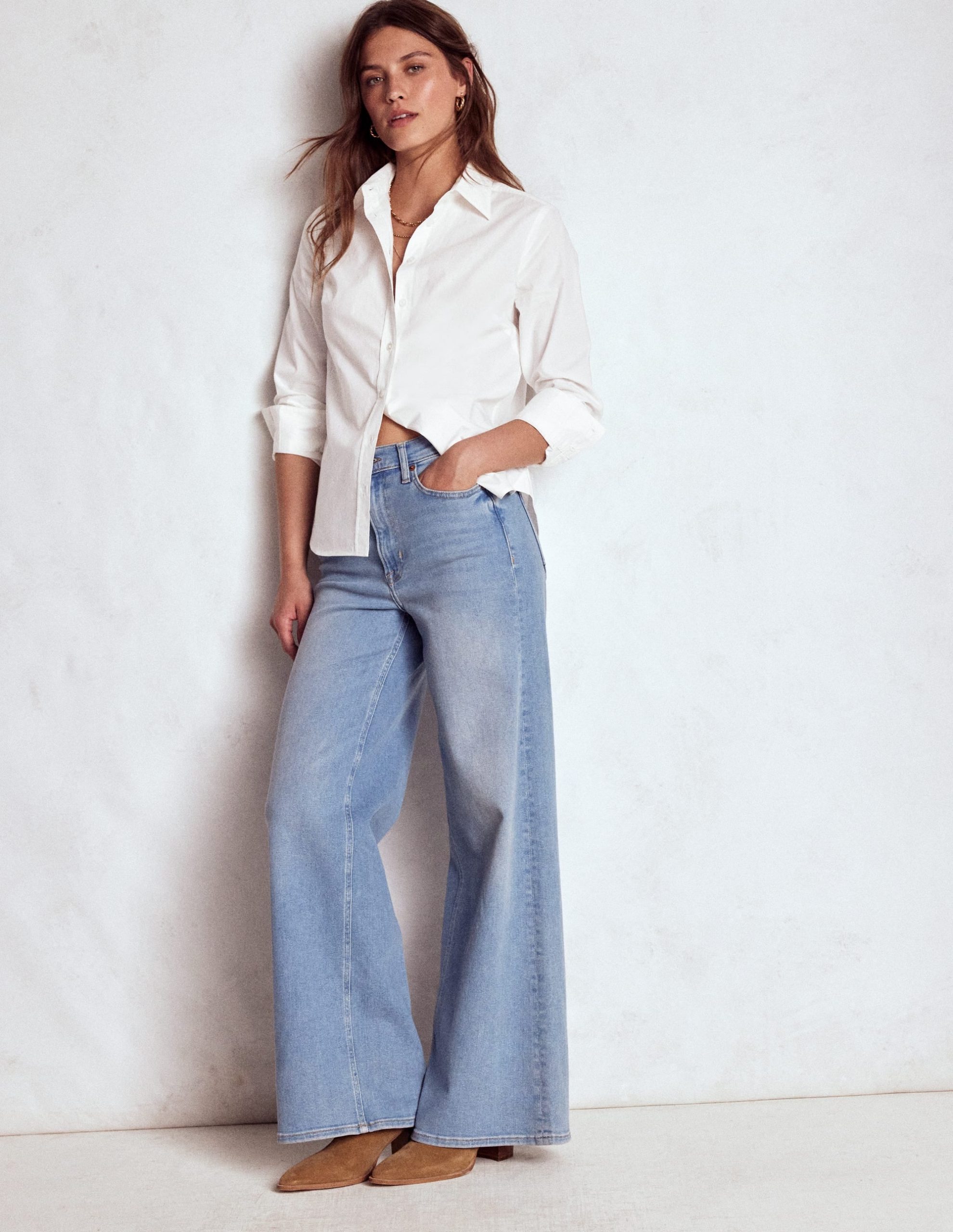 Sienna Cotton Shirt-White - Image 4