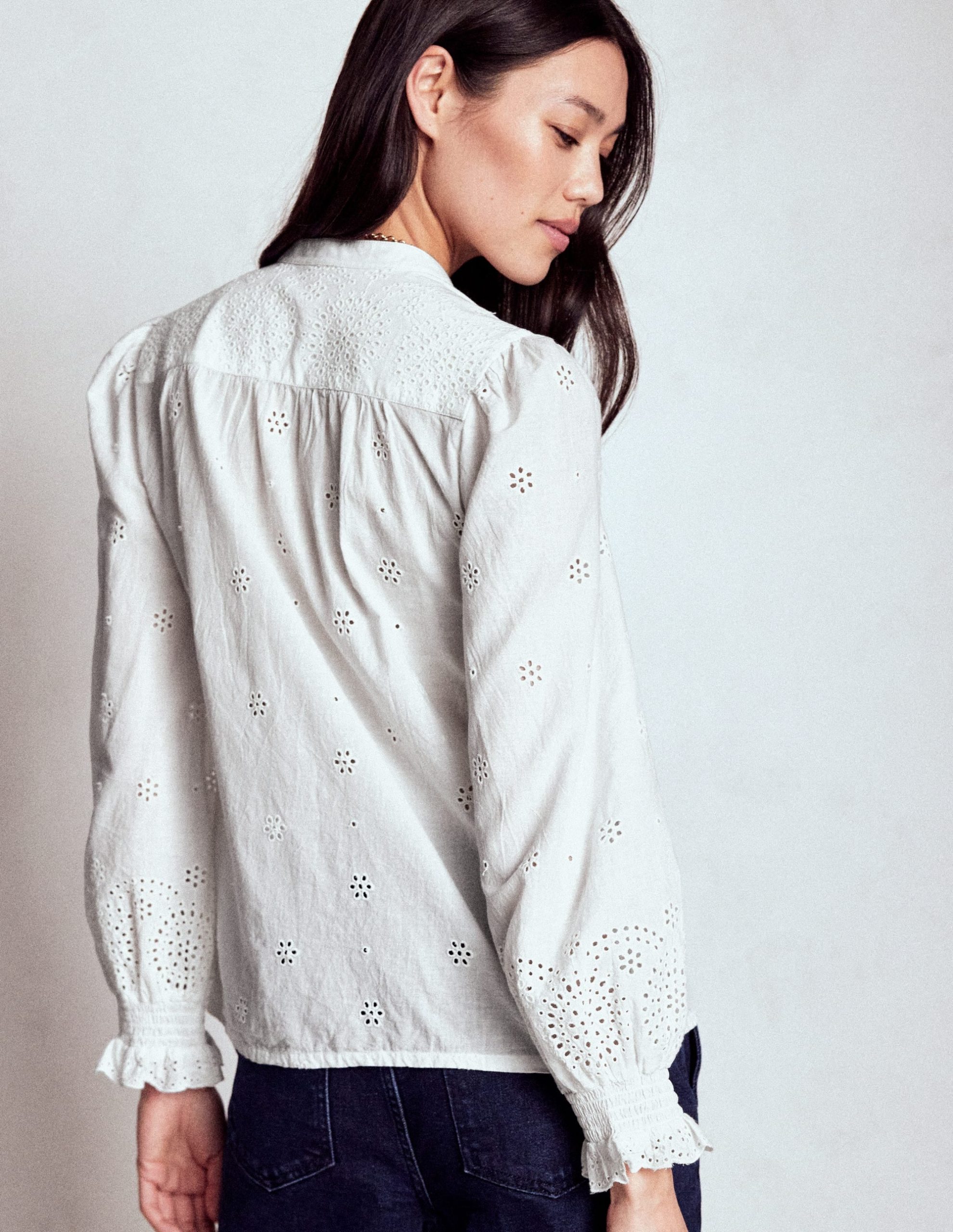 Alice Broderie Top-White - Image 3