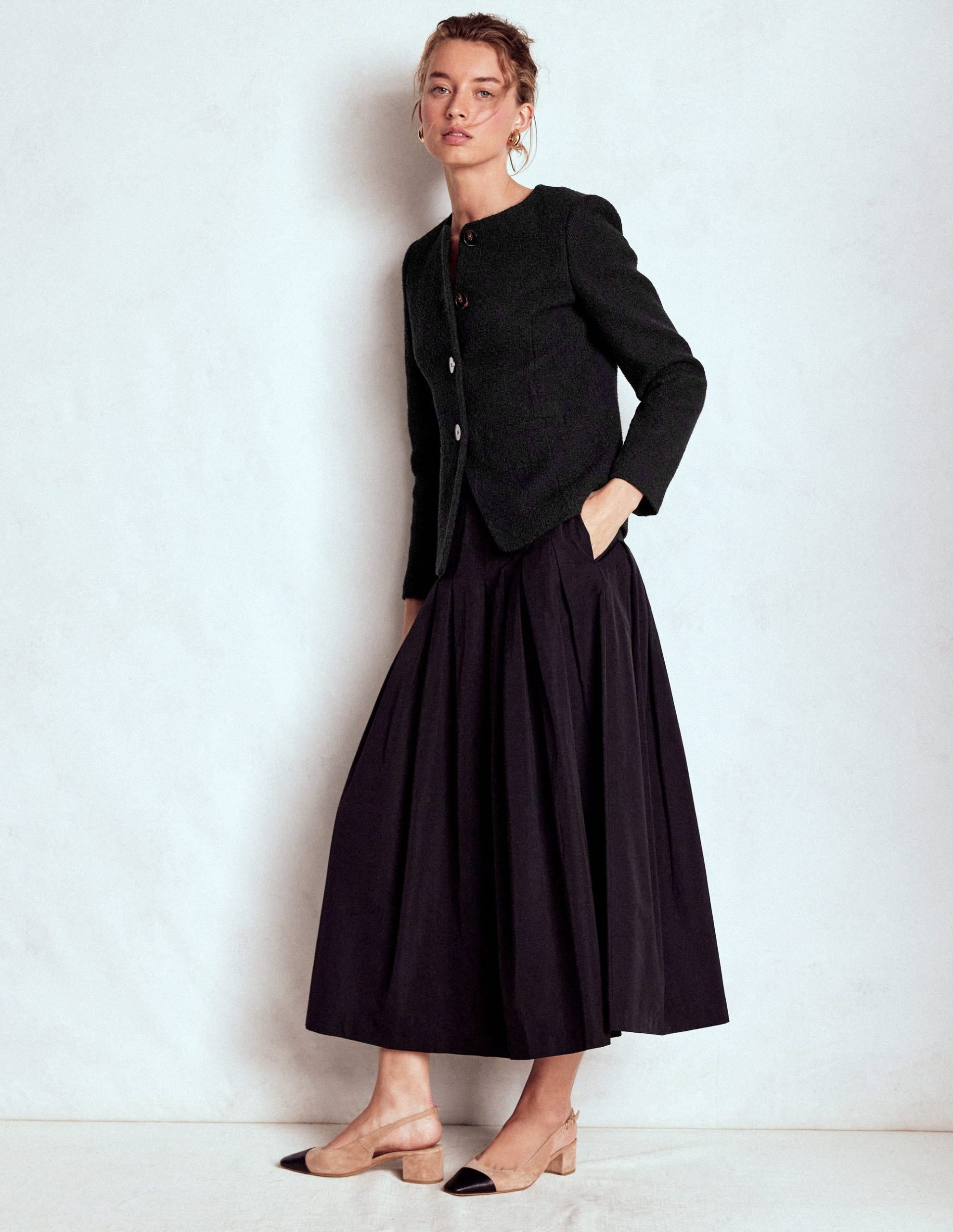 Hampstead Textured Blazer-Black - Image 5