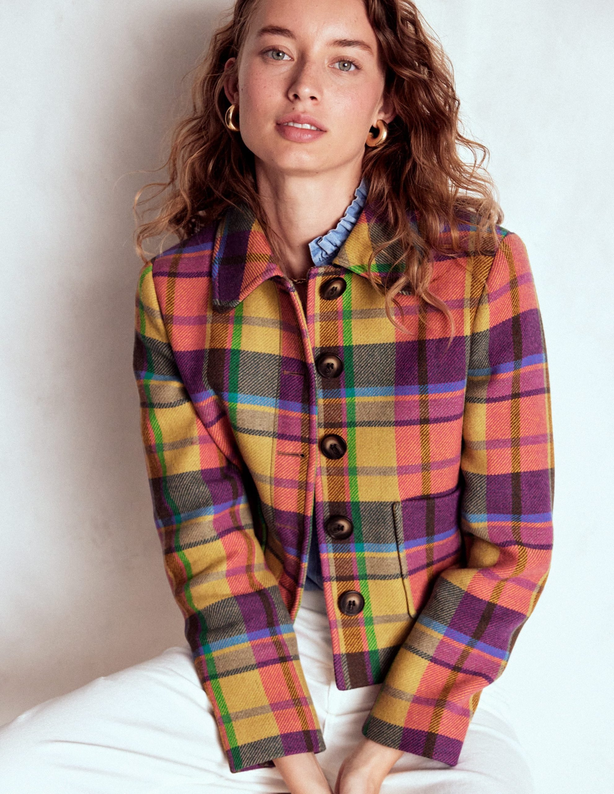 Knightsbridge Wool Jacket-Multi Check - Image 4
