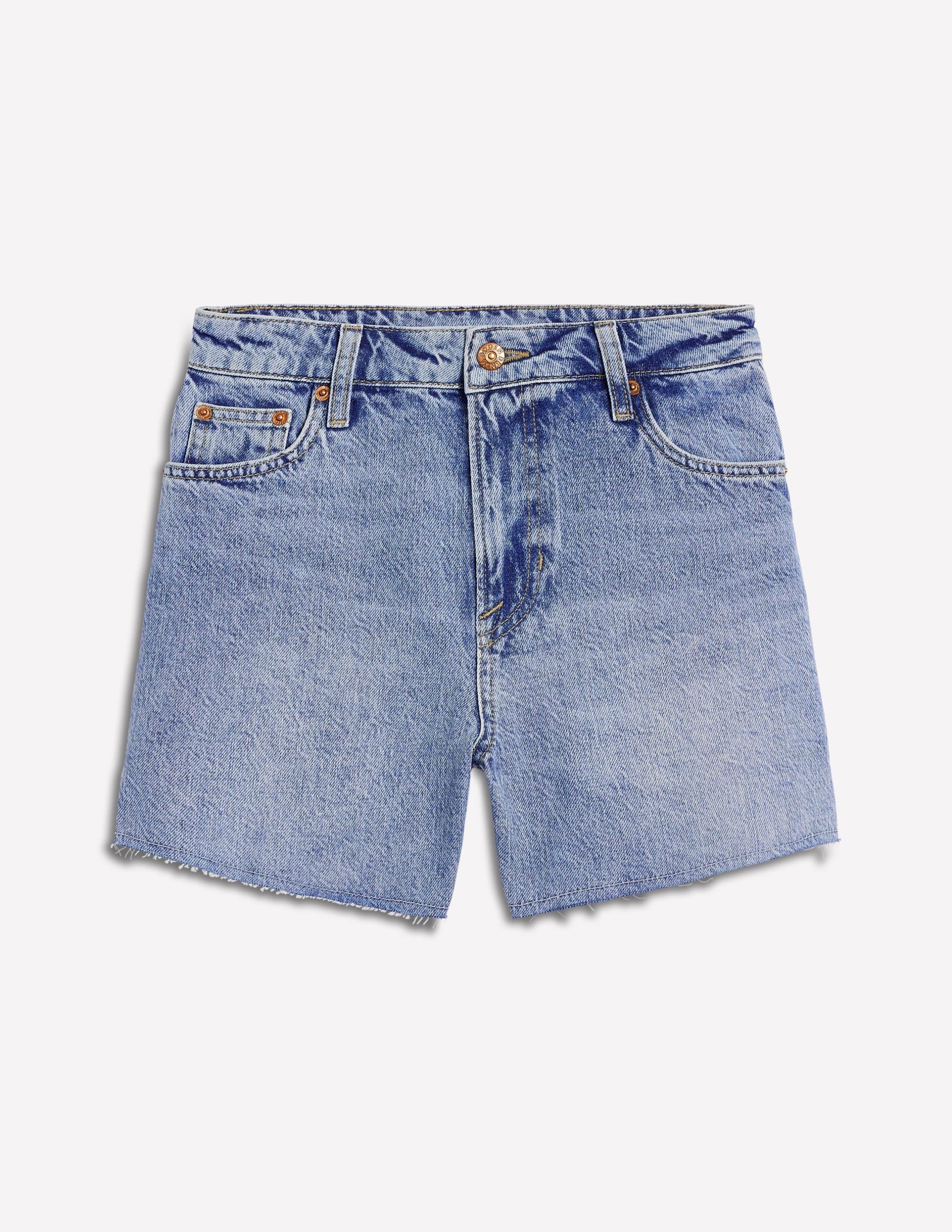 Cut Off Denim Shorts-Light Vintage - Image 7
