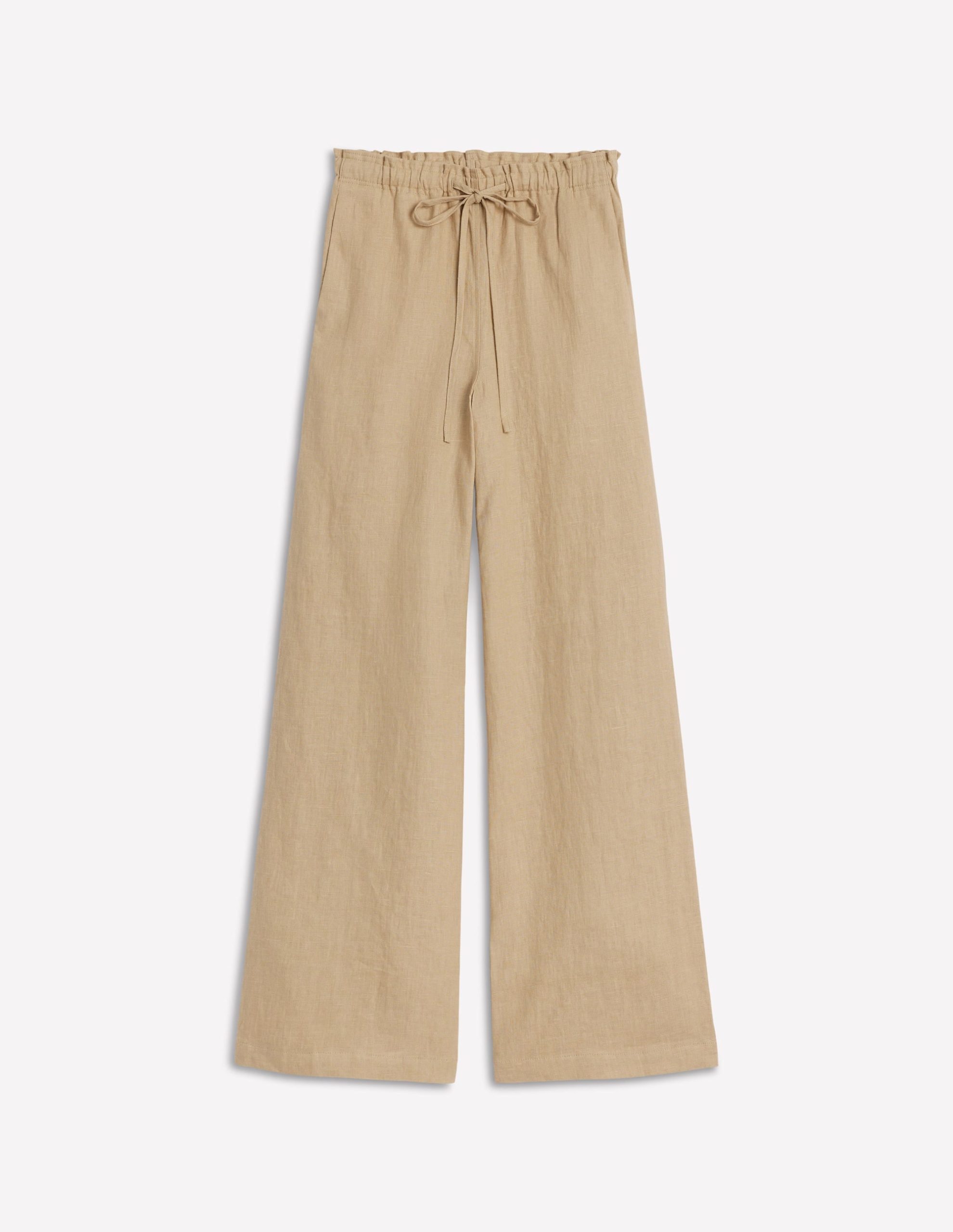 Islington Linen Pants-Oatmeal - Image 6