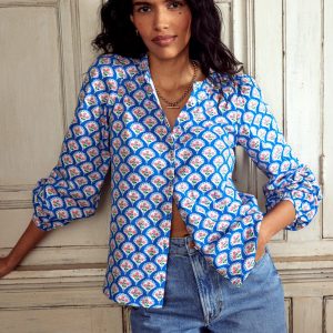 Marina Jersey Shirt-Gallery Blue. Blossom Terrace