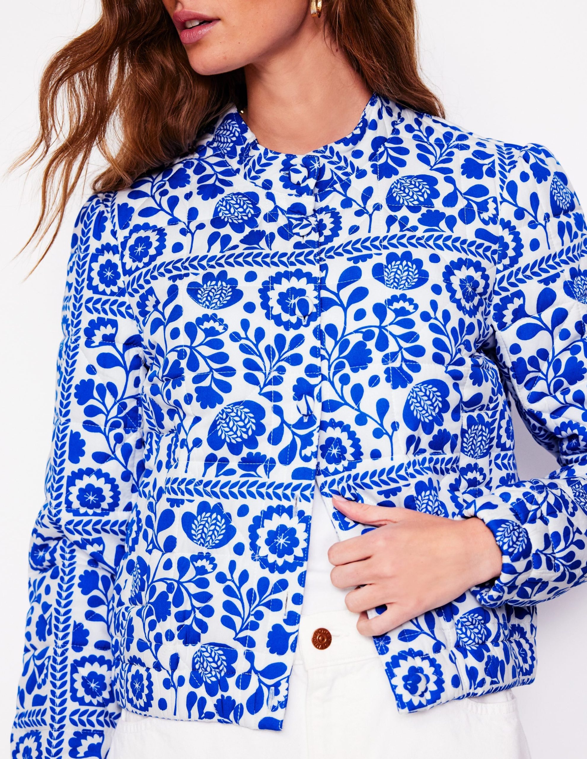 Highbury Quilted Jacket-Vine Tile - Image 2