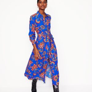 Kate Midi Shirt Dress-Gallery Blue. Whimsical Vine