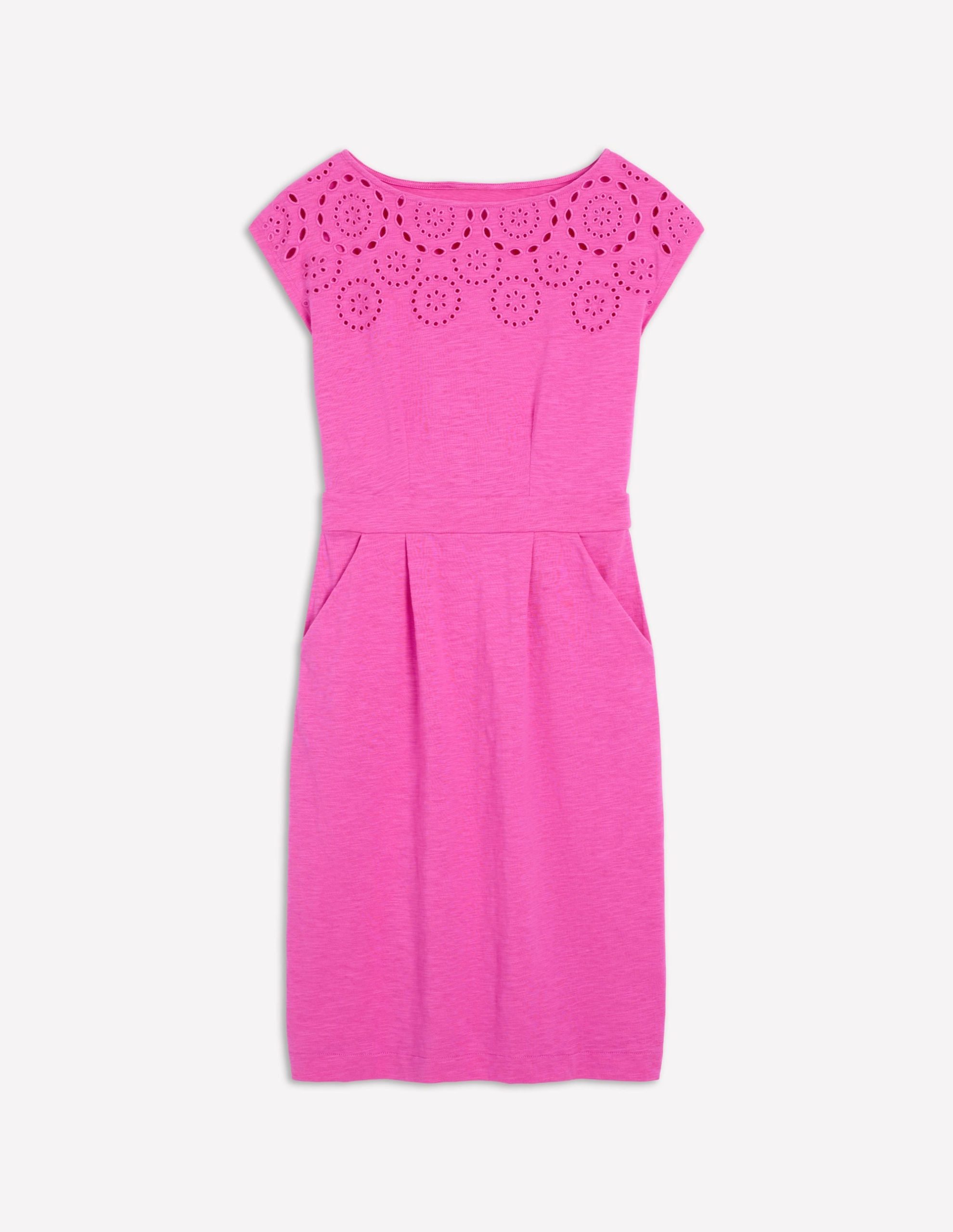 Florrie Broderie Dress-Cosmos Pink - Image 5