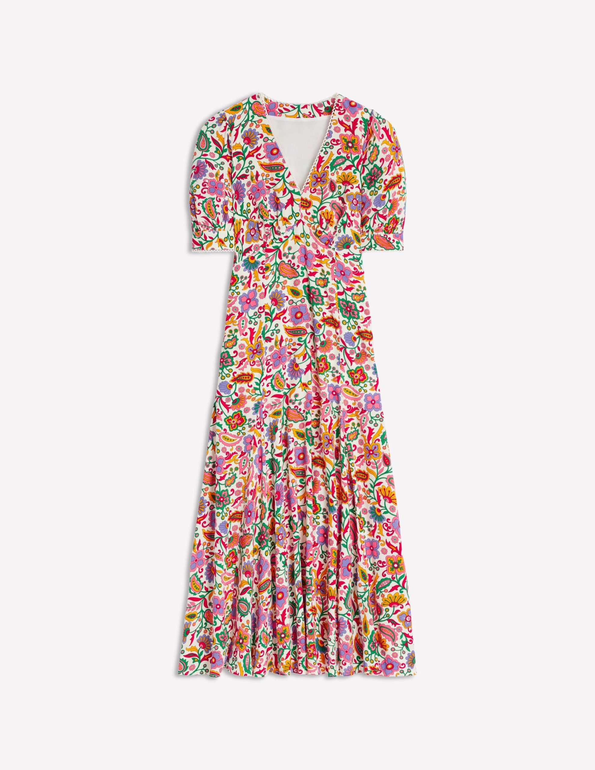 Rosie Godet Tea Dress-Multi. Oriental Paradise - Image 9