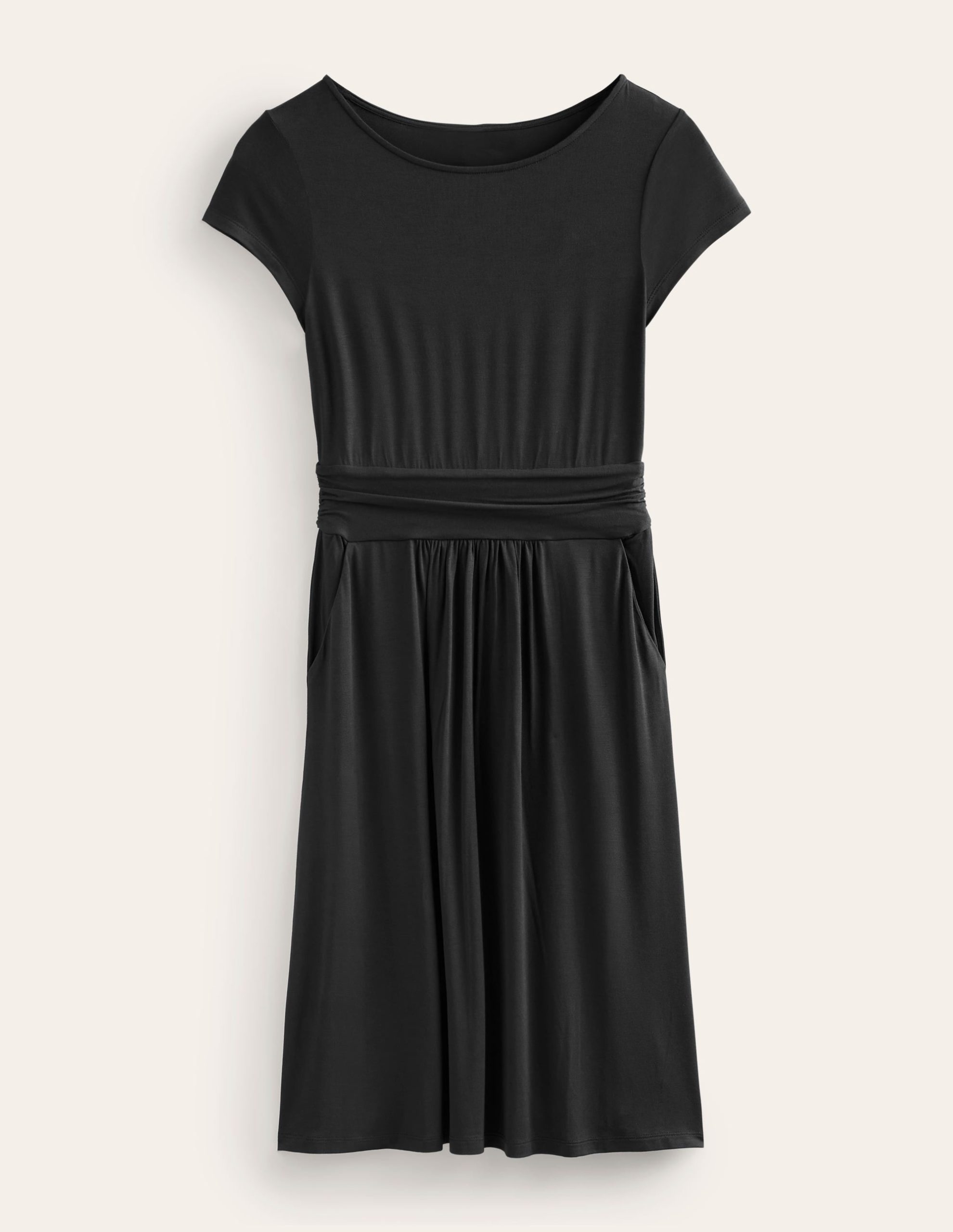 Amelie Jersey Dress-Black - Image 5