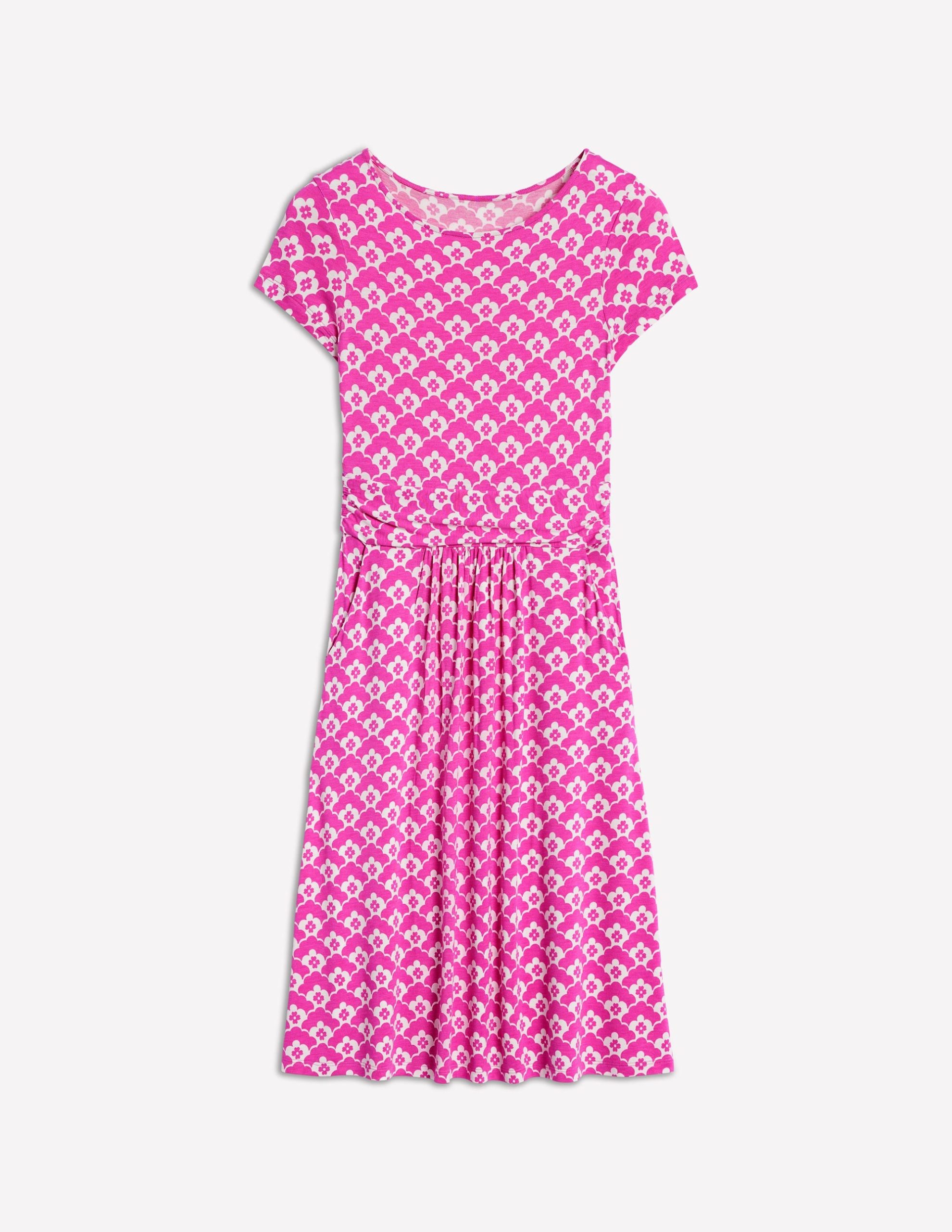 Amelie Jersey Dress-Tickled Pink. Cloud Terrace - Image 5