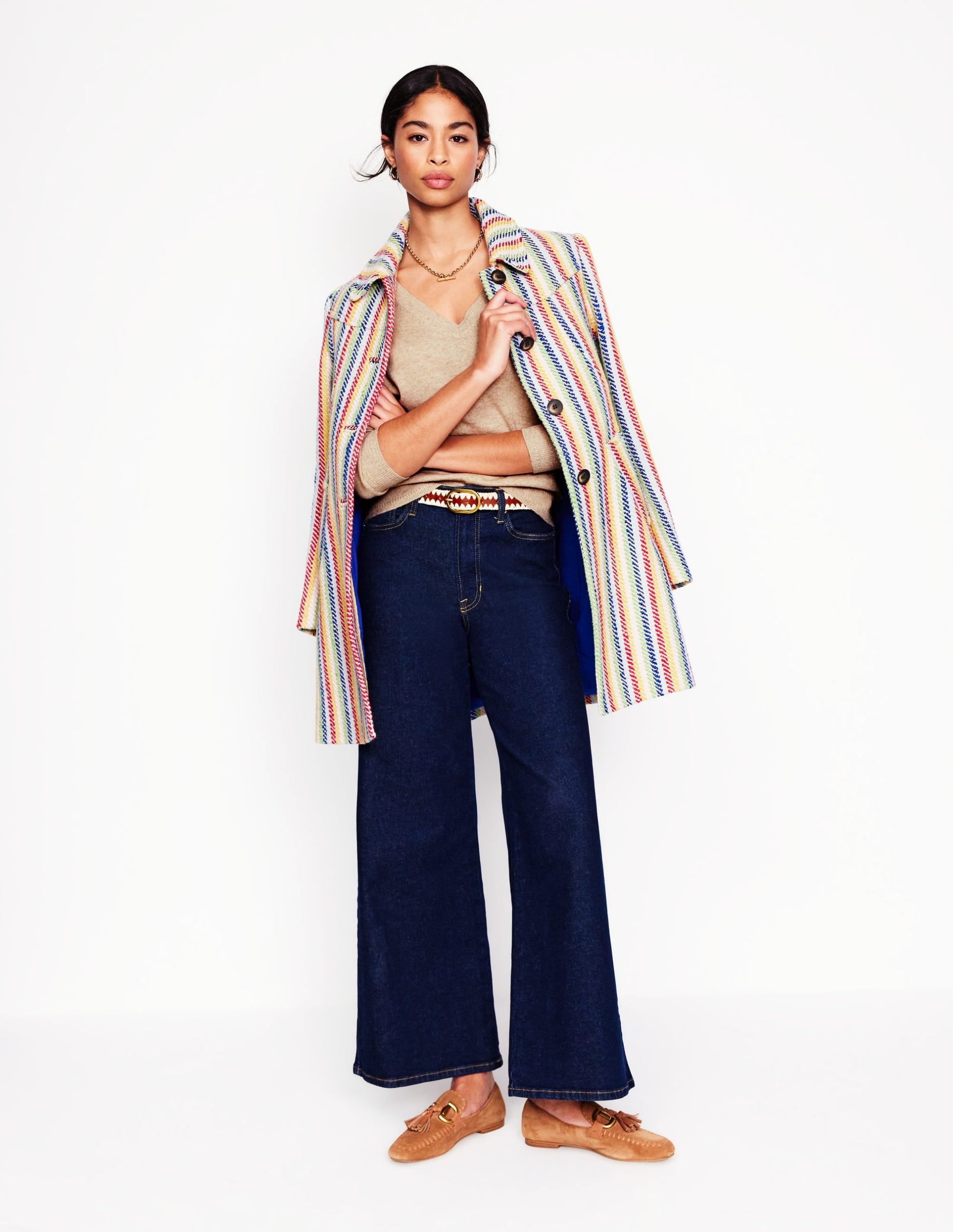 Eva Cashmere V-Neck Sweater-Eva Cashmere V-Neck Jumper - Image 4