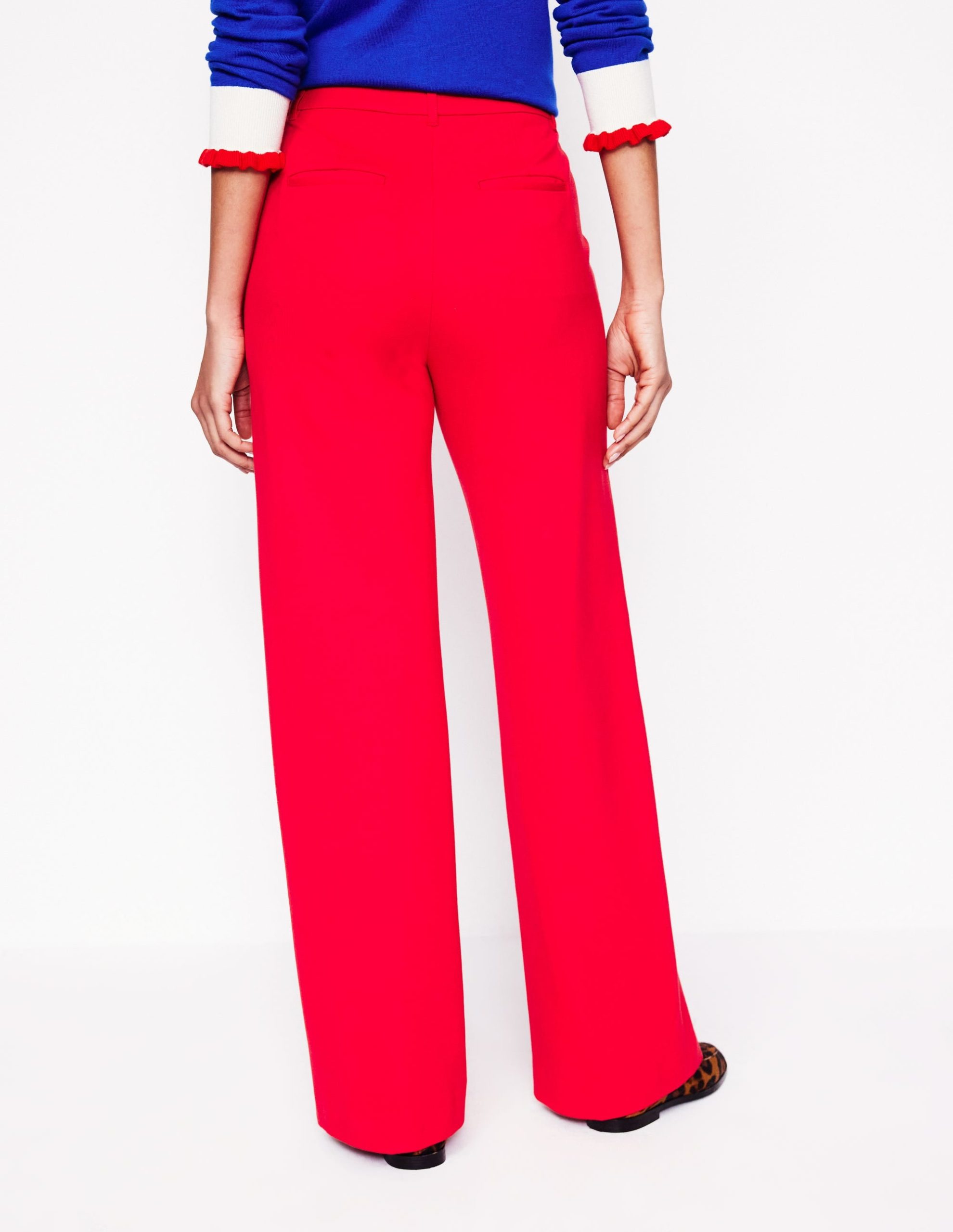 Westbourne Ponte Trousers-Hot Pepper - Image 3