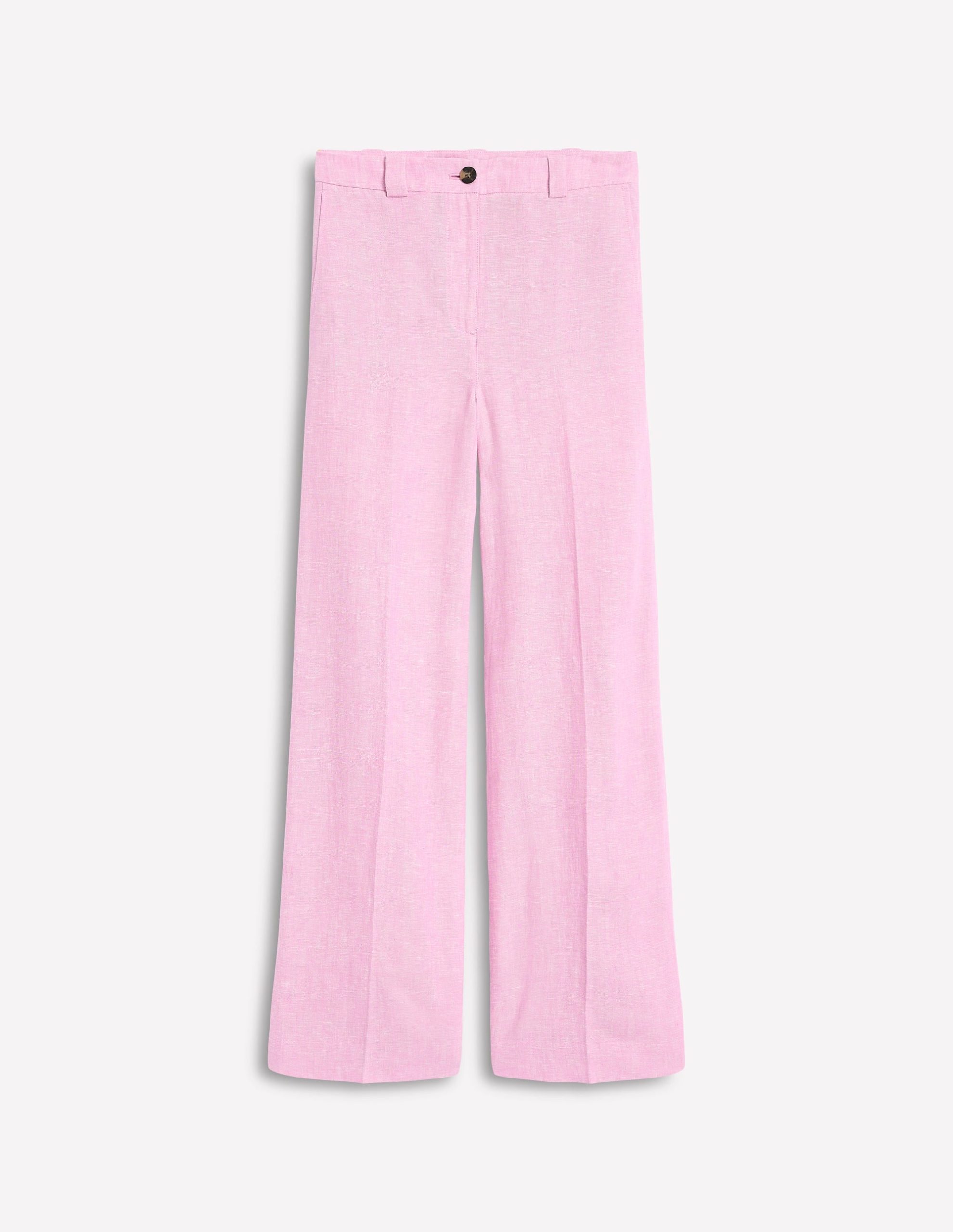 Westbourne Linen Pants-Meadowsweet Pink Chambray - Image 5