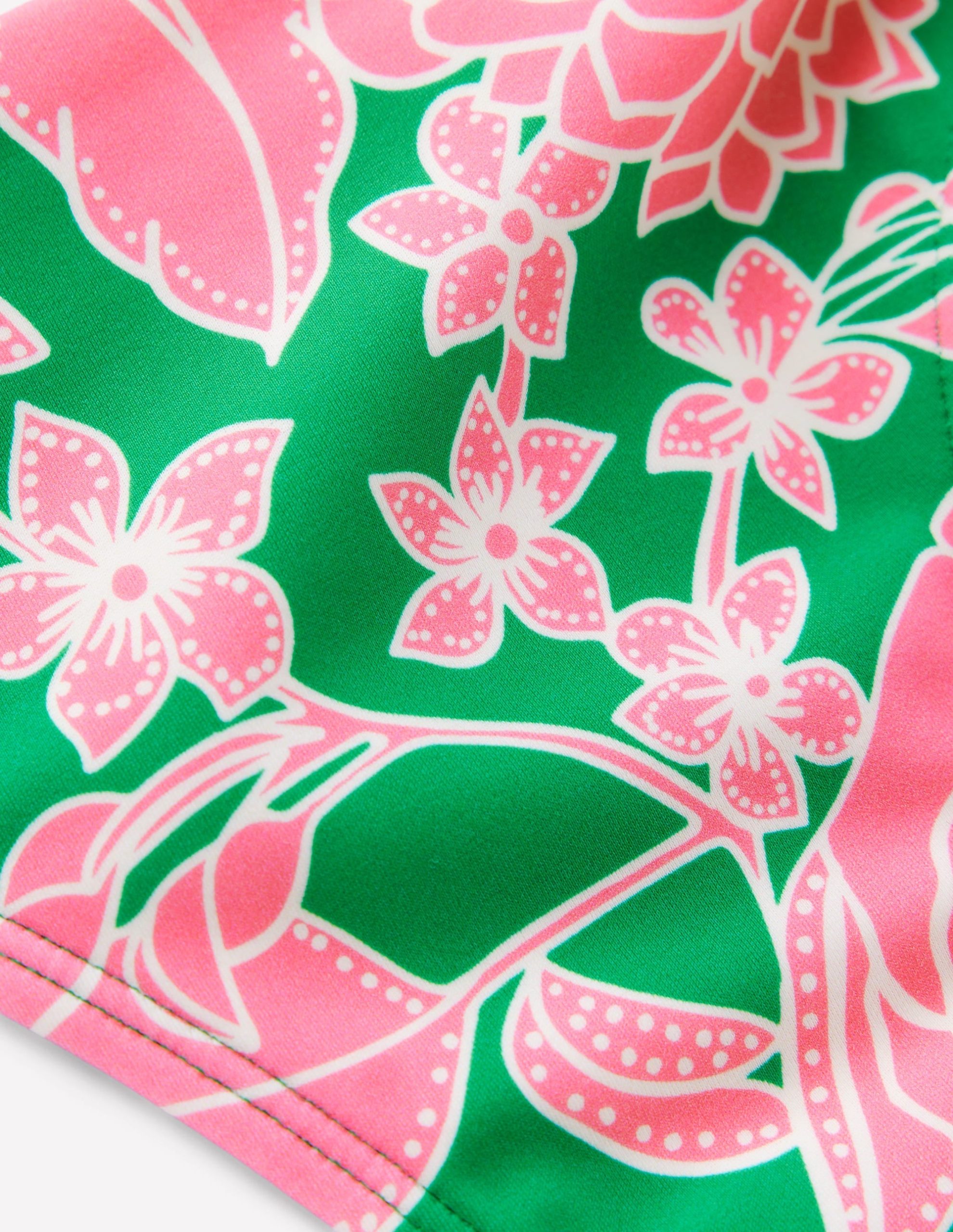 Classic Bikini Bottoms-Emerald. Blossom Cascade - Image 6