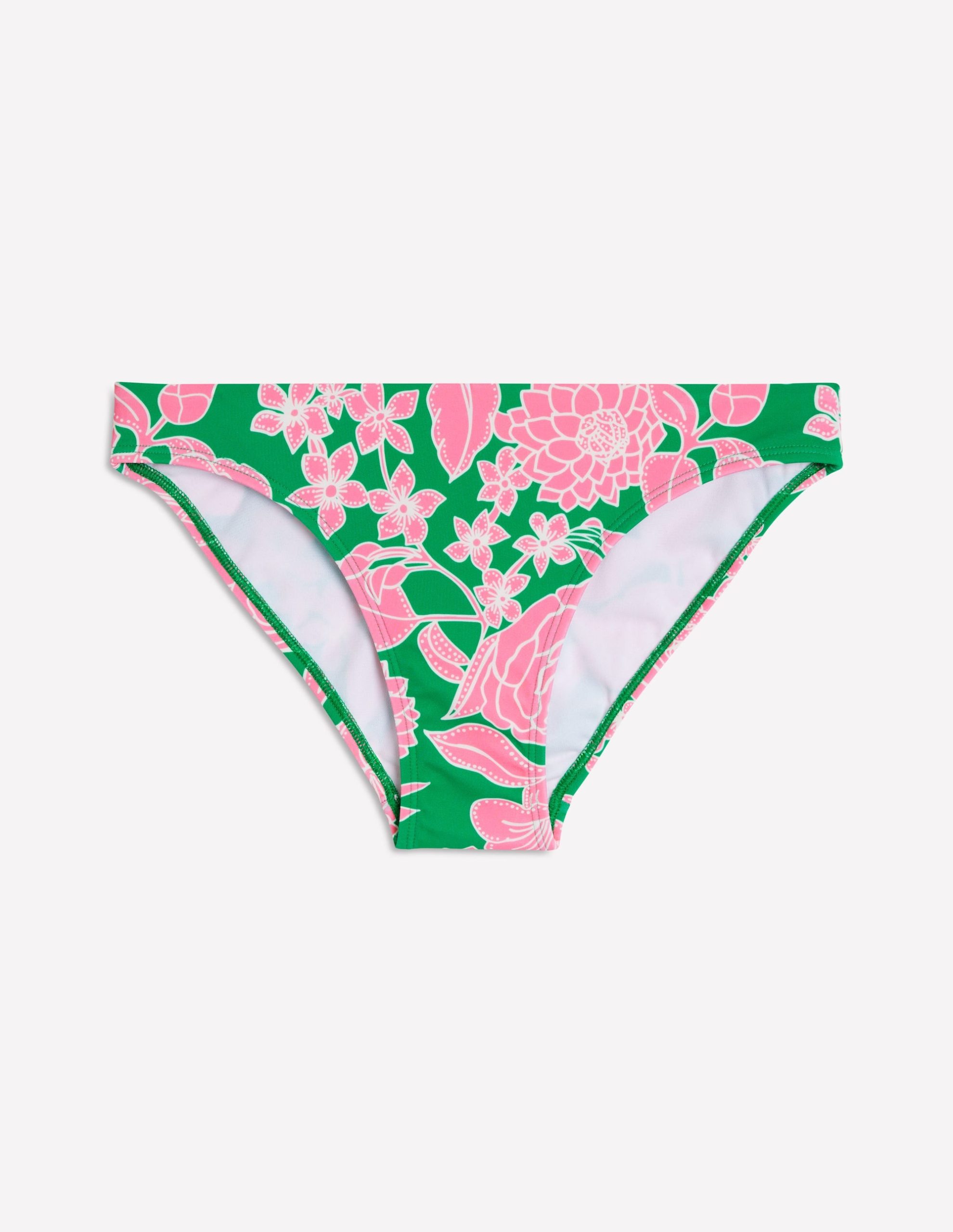 Classic Bikini Bottoms-Emerald. Blossom Cascade - Image 5
