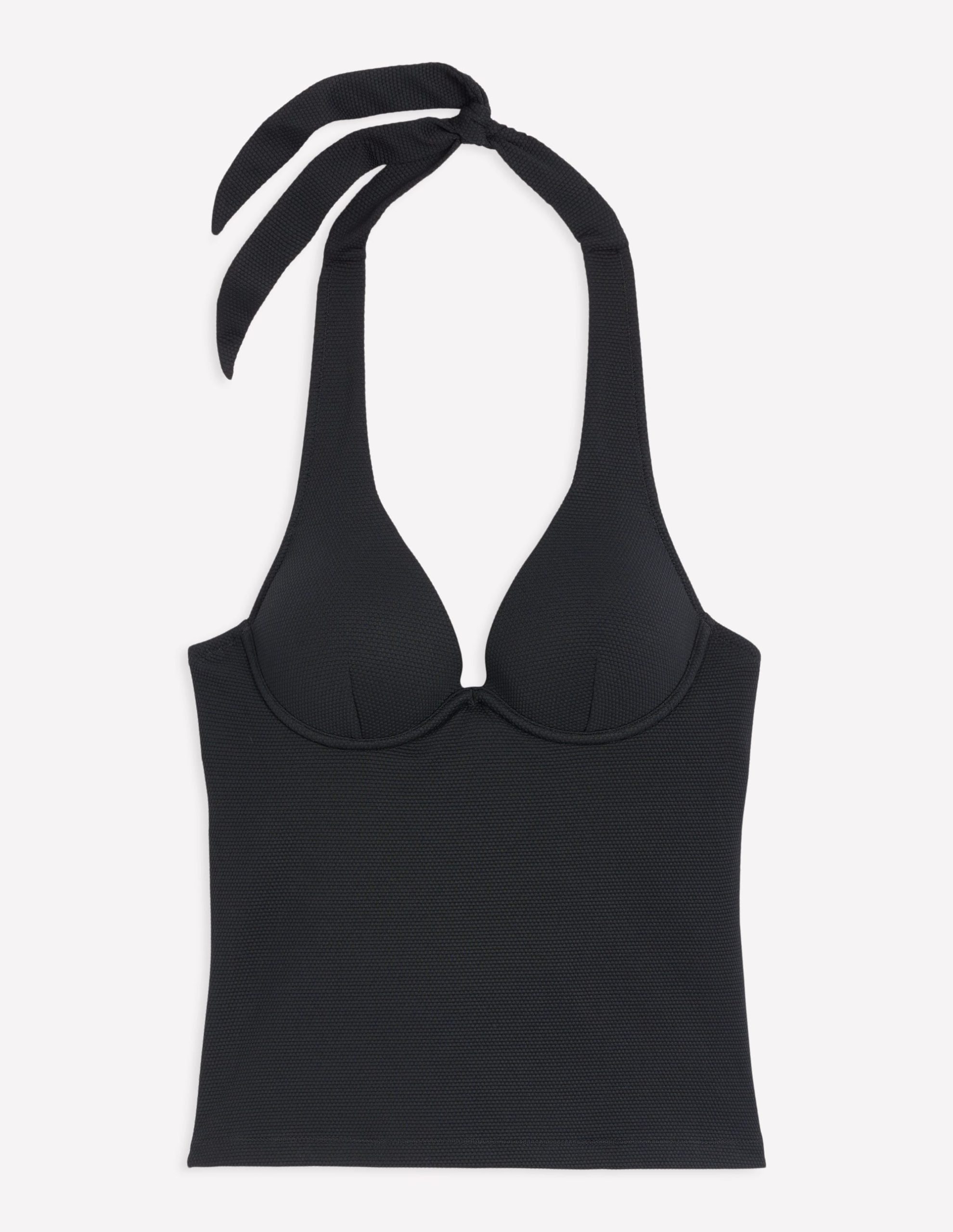 Enhancer Tankini Top-Black - Image 6