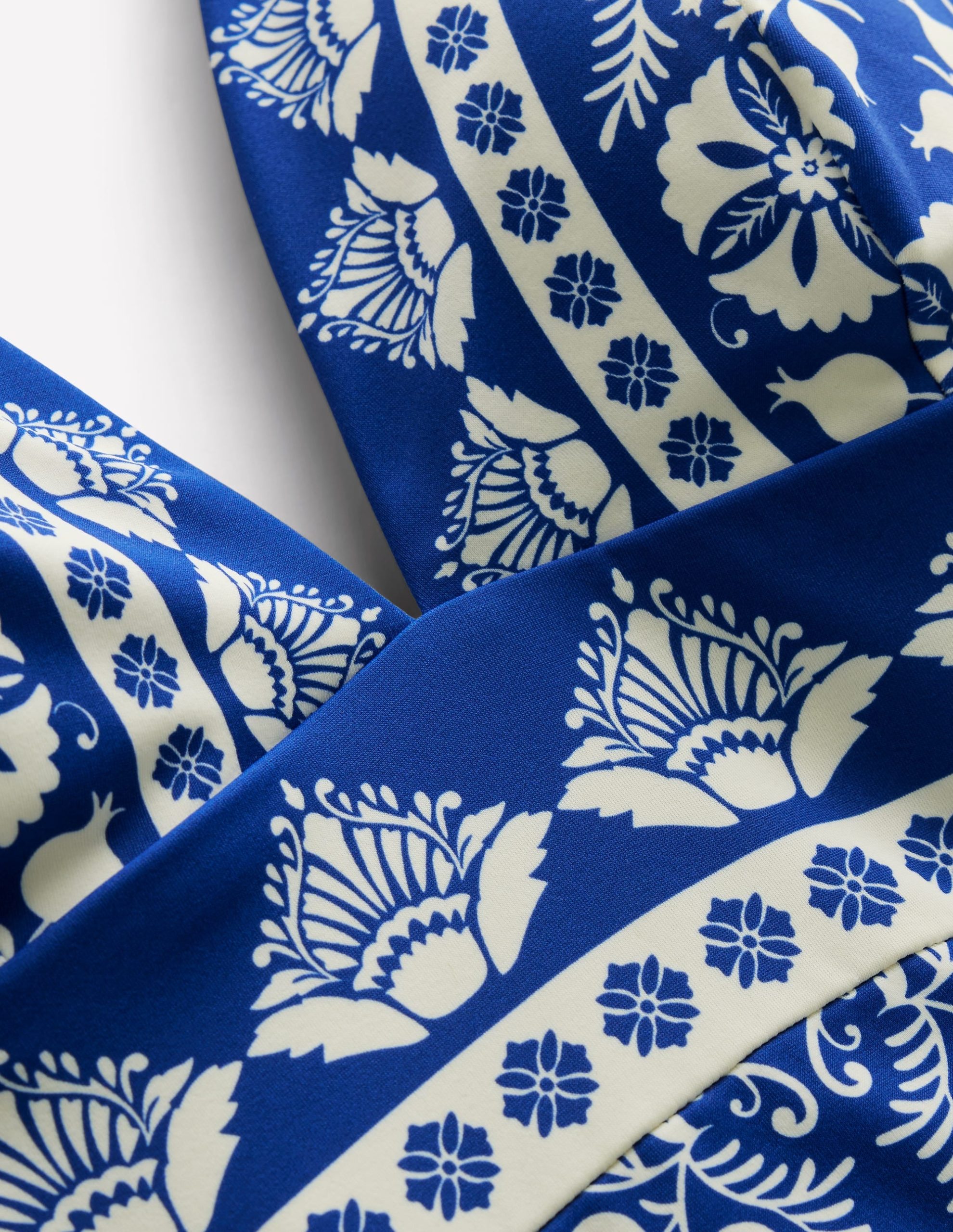 Porto Tankini Top-Bright Blue. Ornate Stripe - Image 6