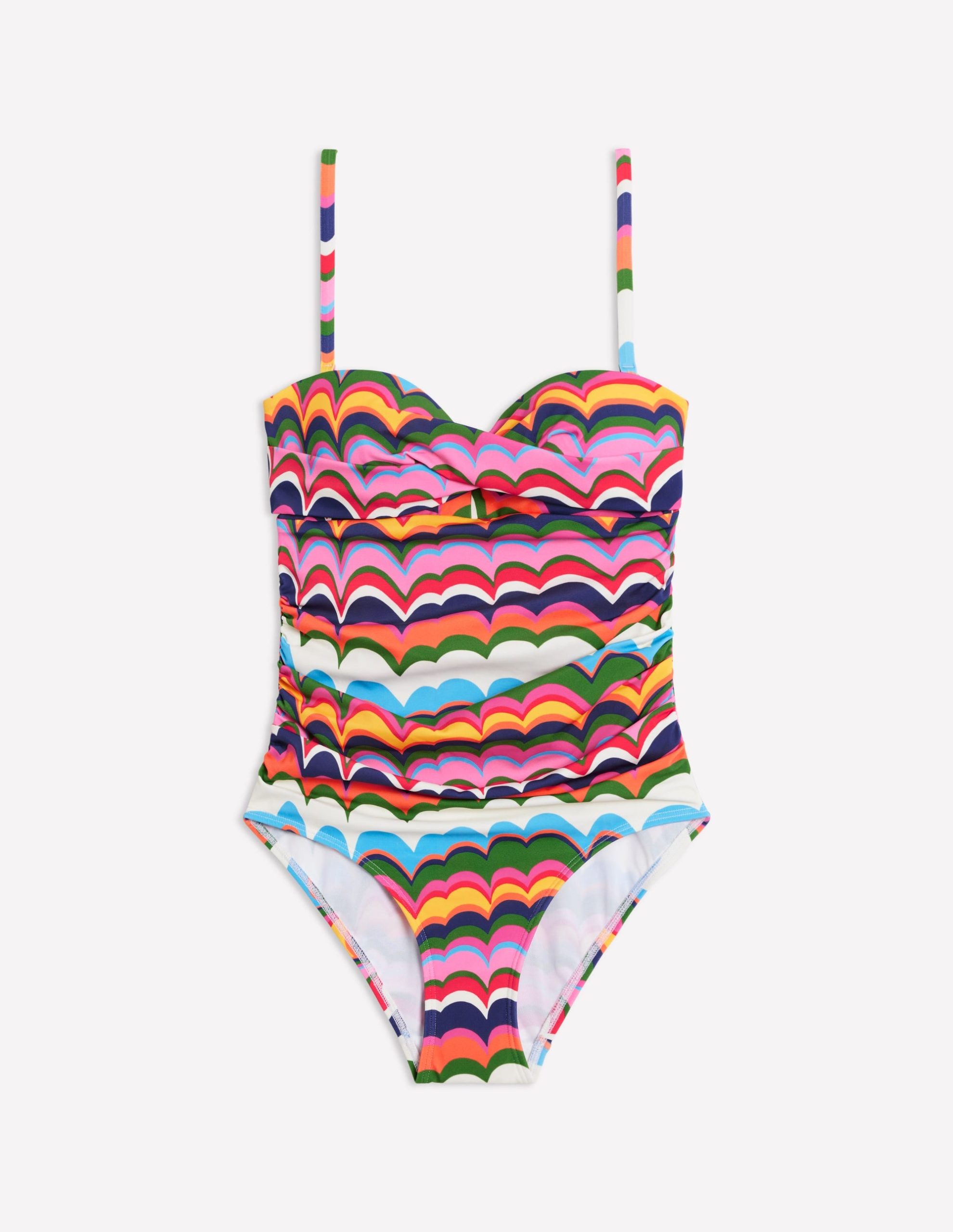 Andros Twist Front Swimsuit-Multi. Abstract Wave - Image 7