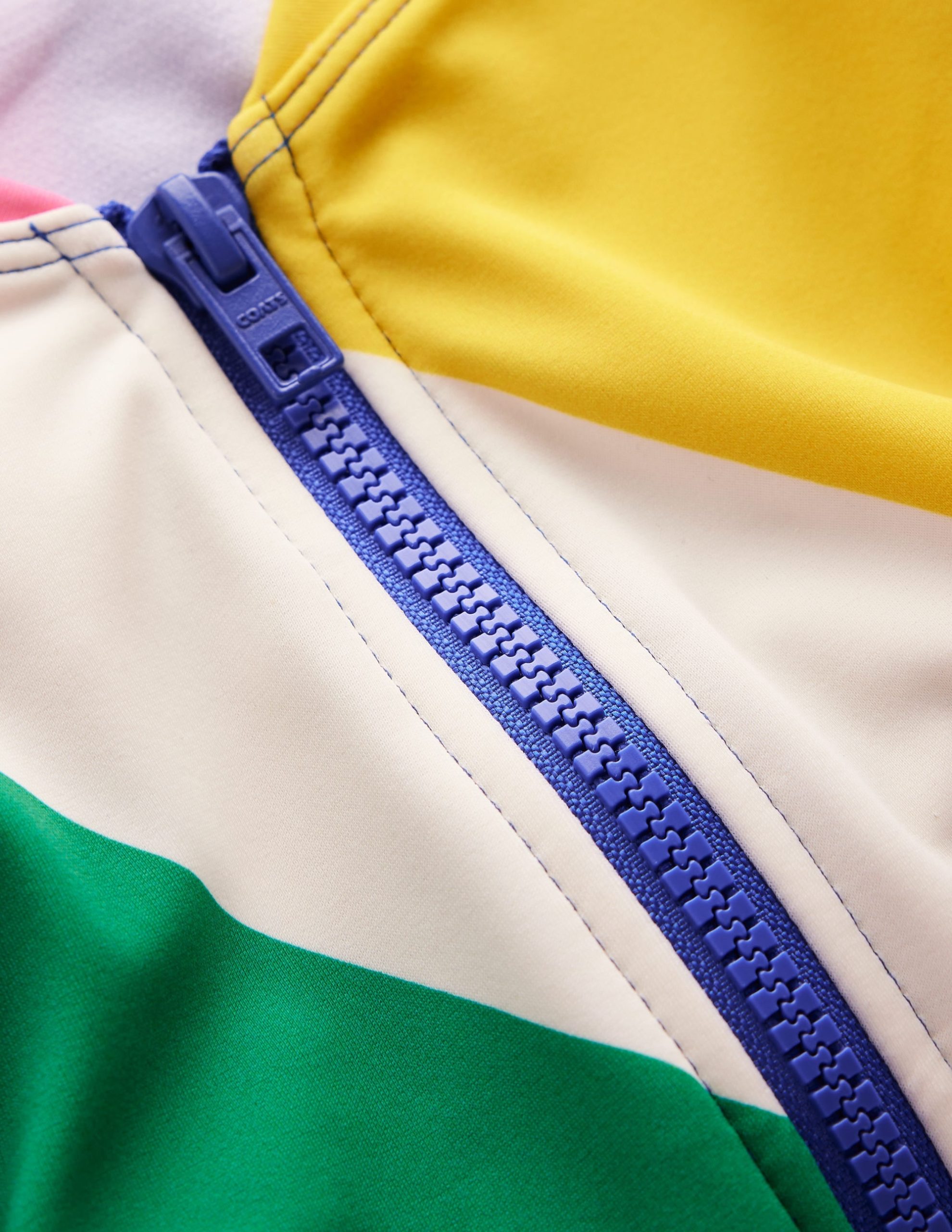 Sporty Raglan Sleeve Swimsuit-Multi. Rainbow Cascade - Image 6