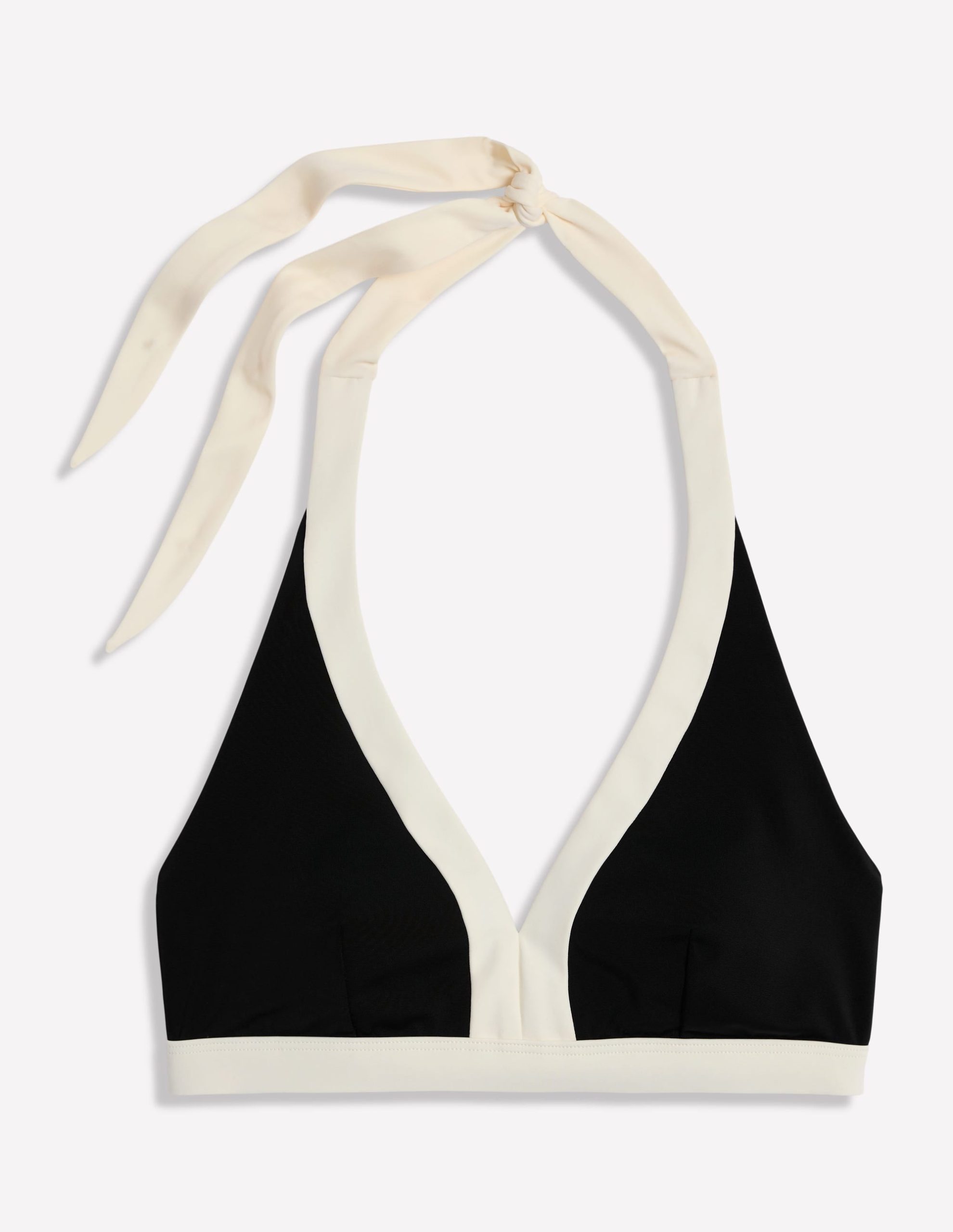 Ios V Panel Bikini Top-Black. Ivory - Image 5