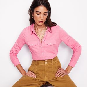 Amy Jersey Shirt-Formica Pink