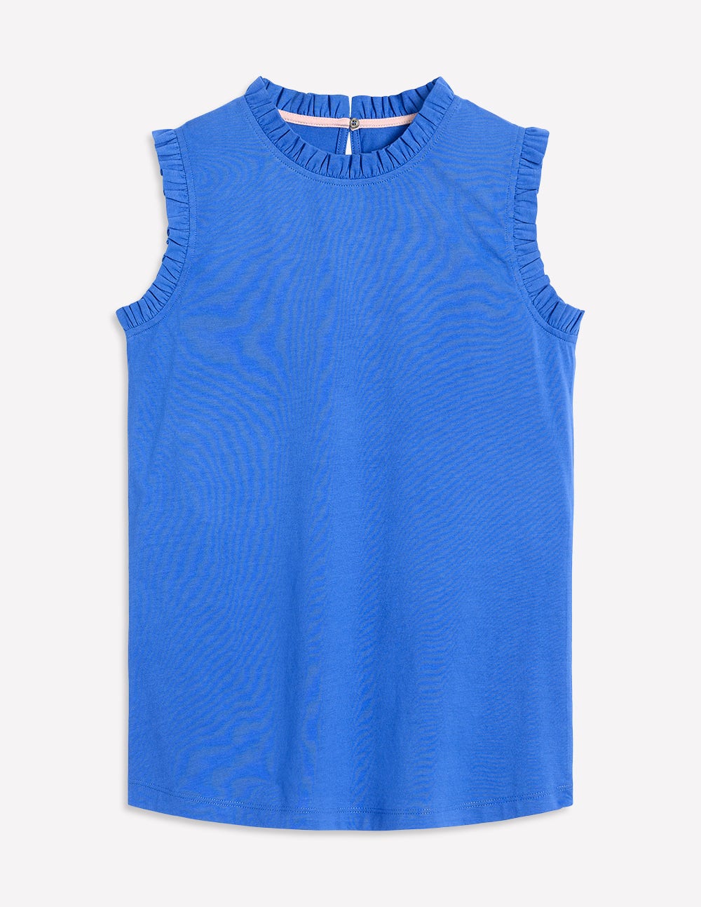 Supersoft Frill Detail Vest-Gallery Blue - Image 5