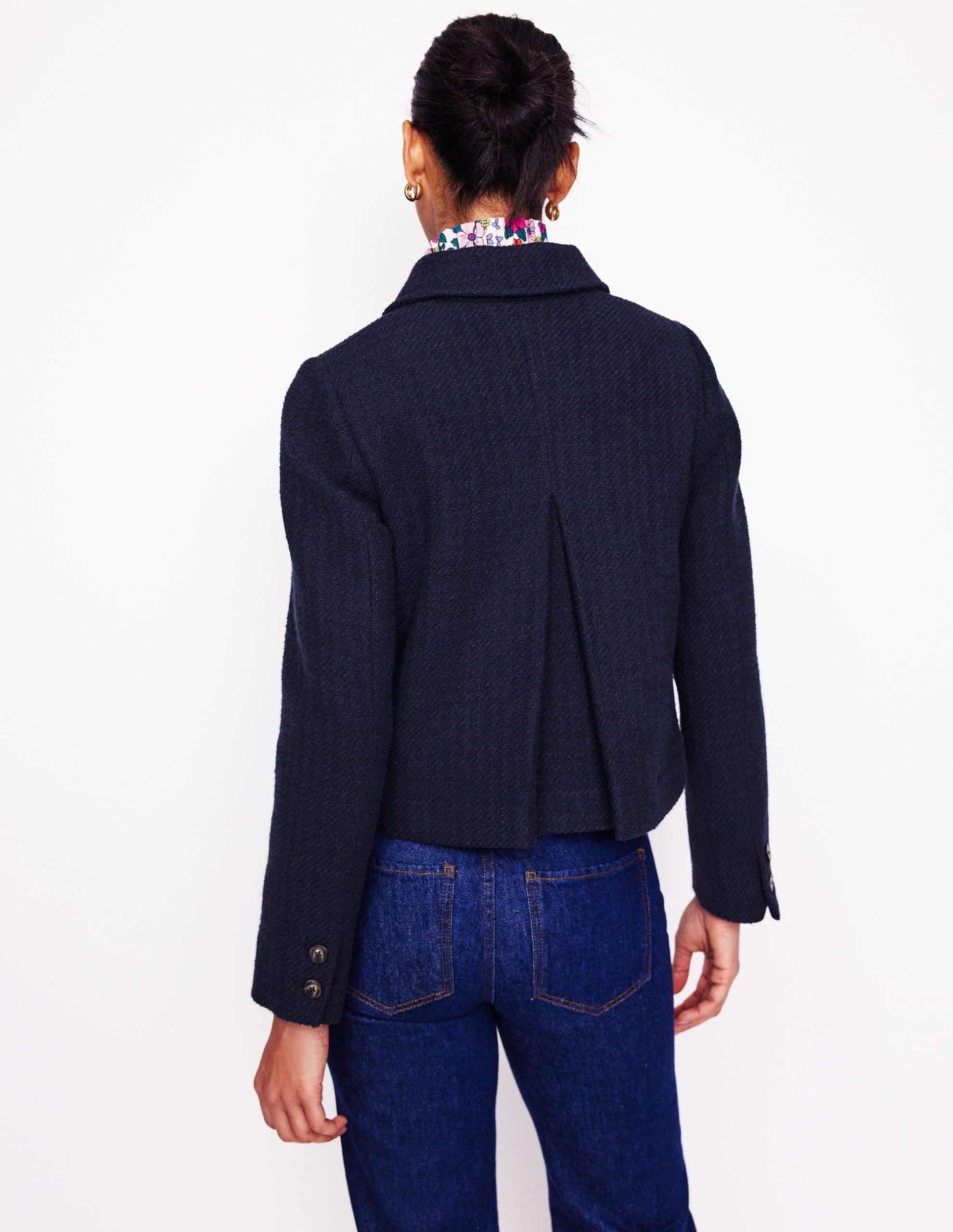 Knightsbridge Swing Jacket-Navy - Image 3
