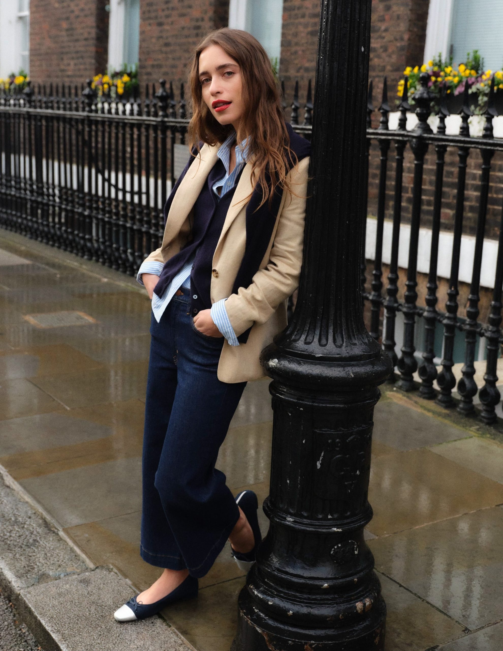 Stamford Linen Blazer-Neutral - Image 5