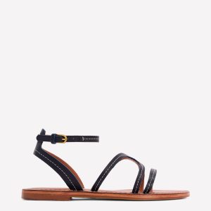 Casual Flat Sandal-Navy