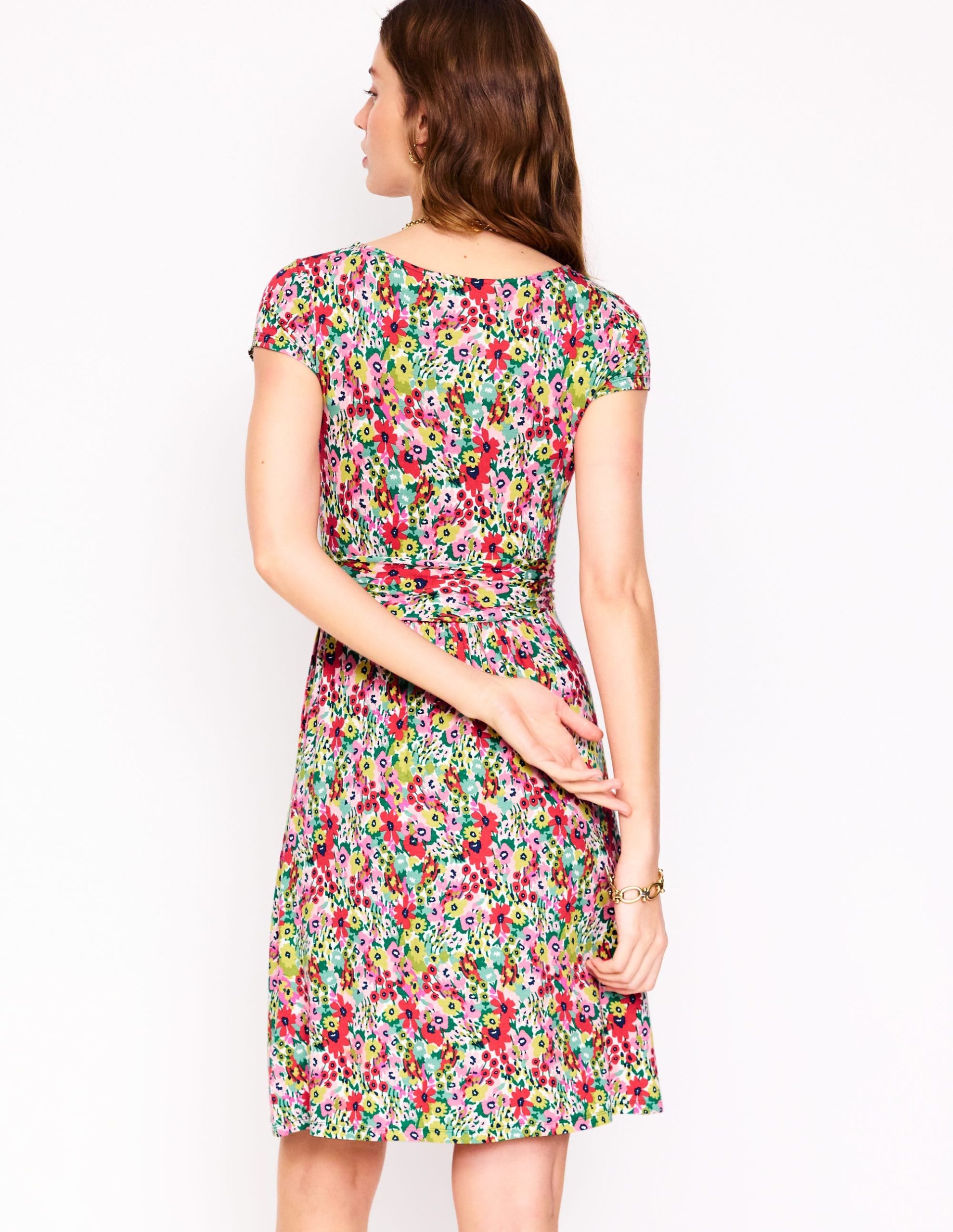 Amelie Jersey Dress-Multi. Wildflower Garden - Image 3